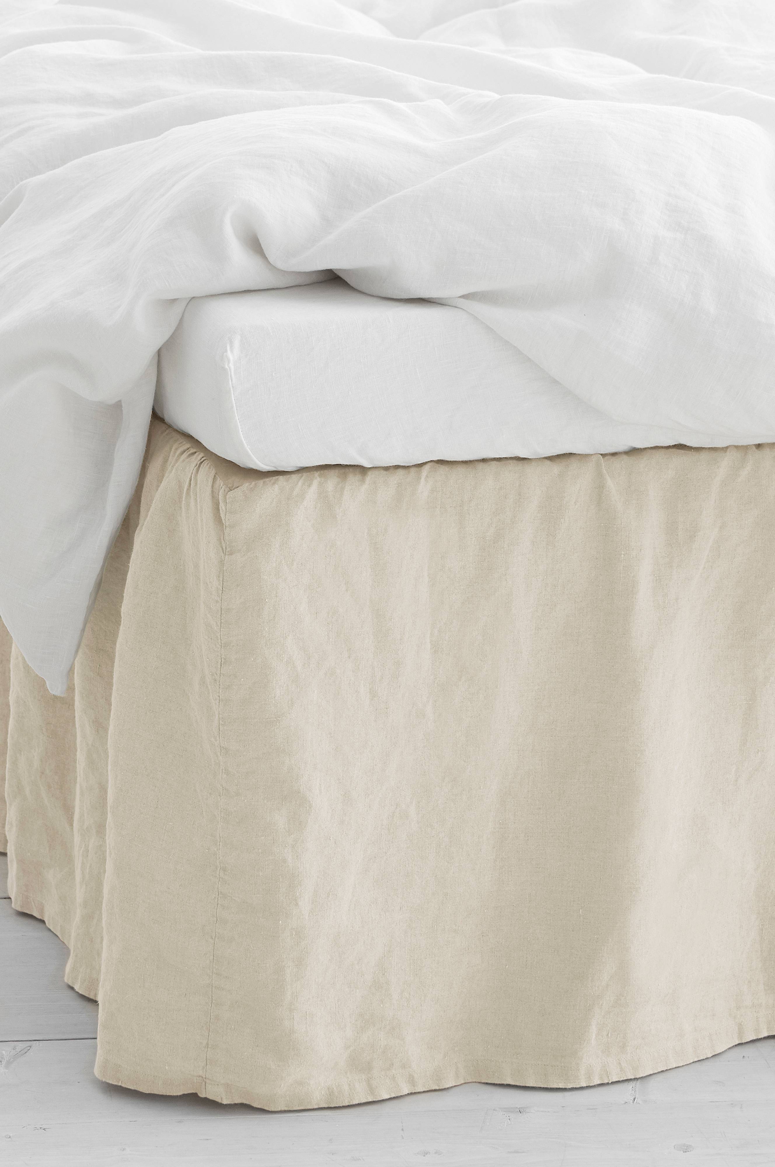 Sengekappe Candice i vasket lin 45 cm