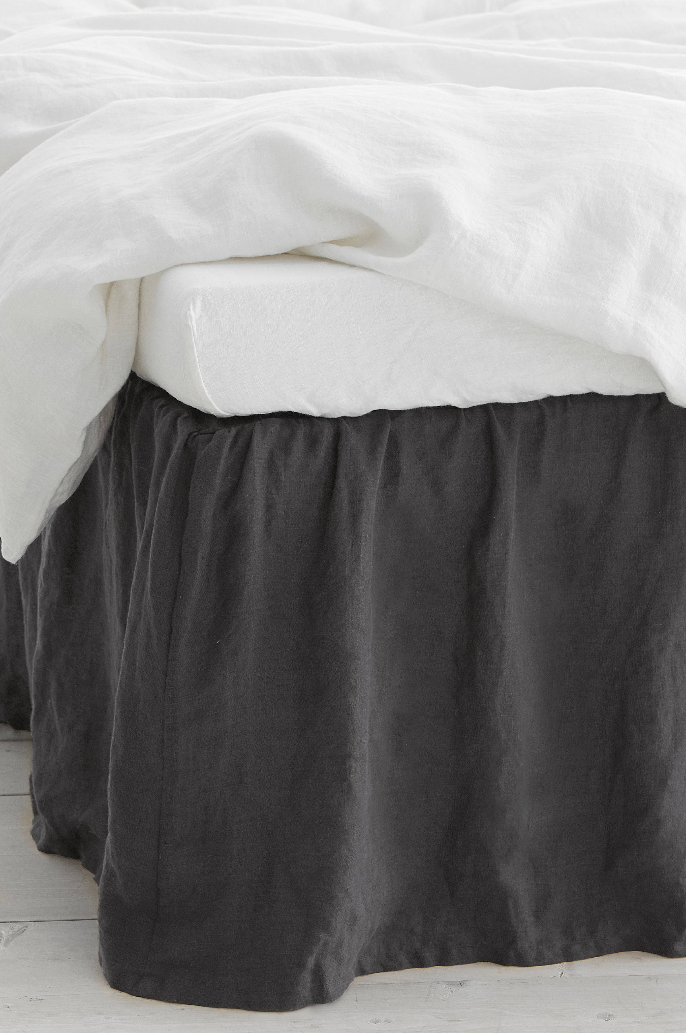 Sengekappe Candice i vasket lin 45 cm