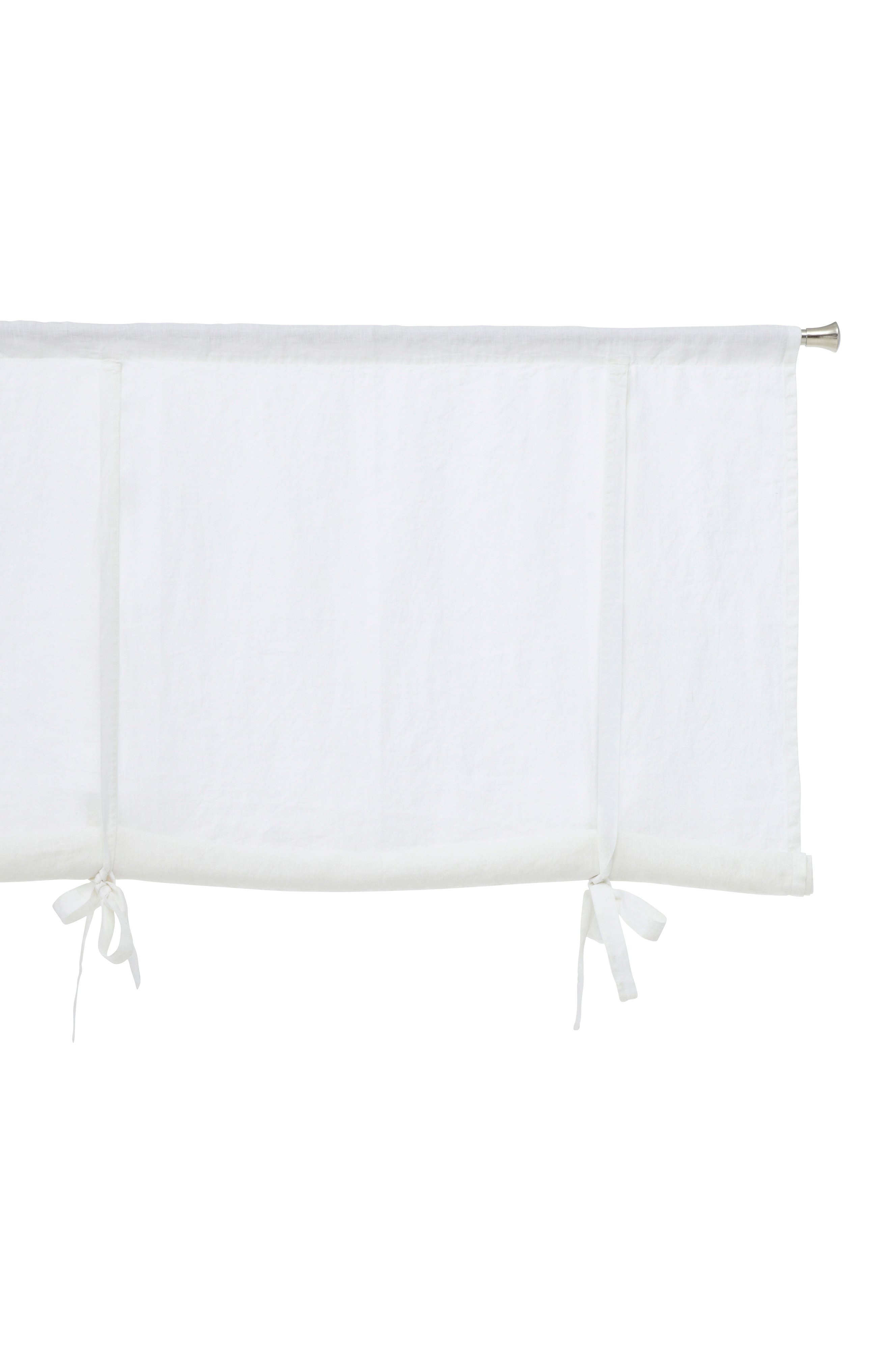 Roll up-gardin i vasket lin Candice