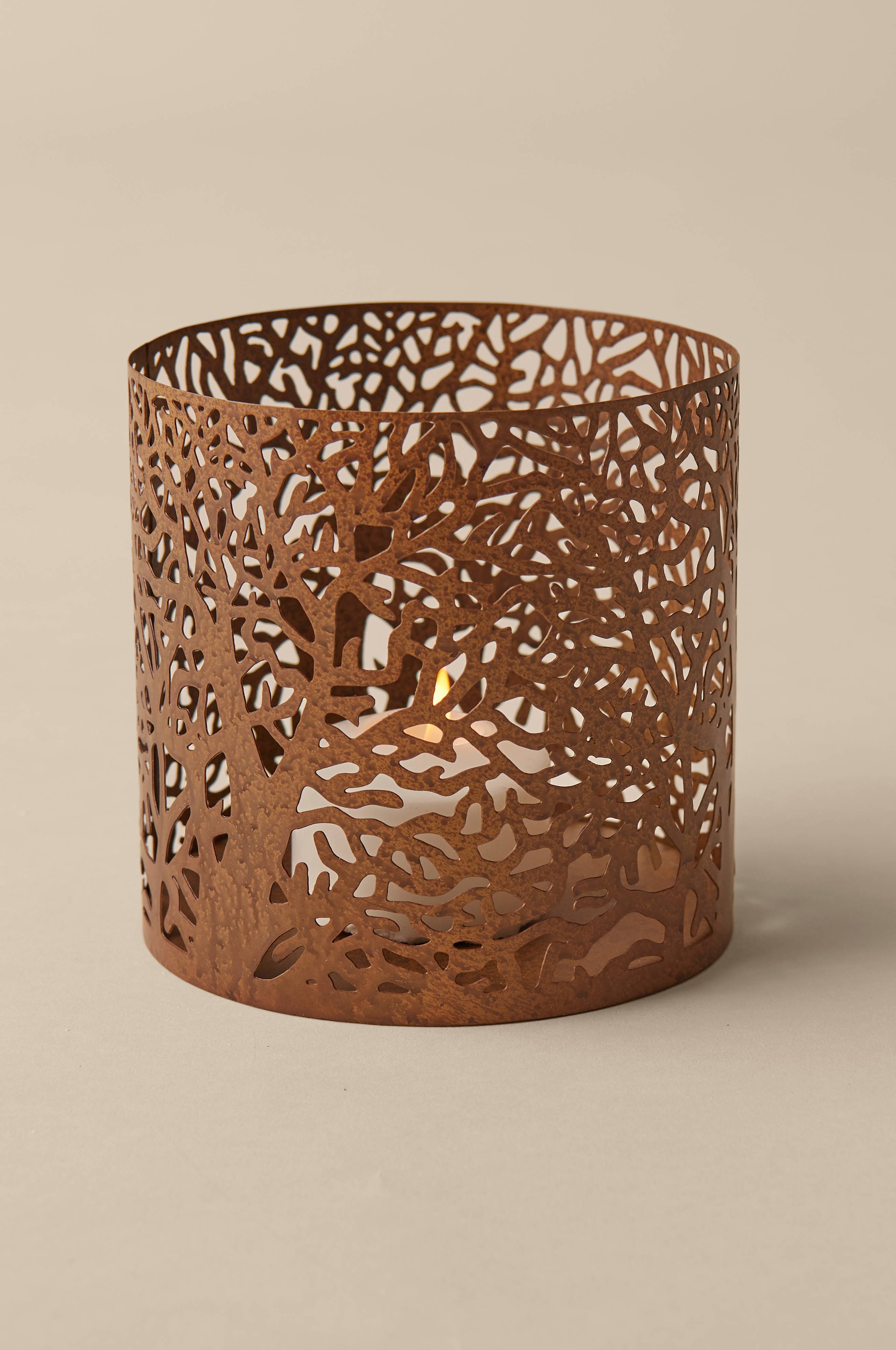 Lyslykt Rusty høyde 15 cm