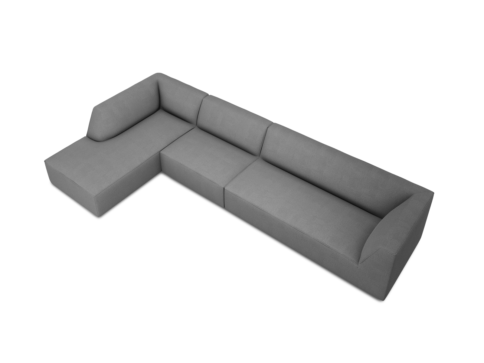 Modular Left Corner Sofa, "Ruby", 5 Seats, 366x180x69