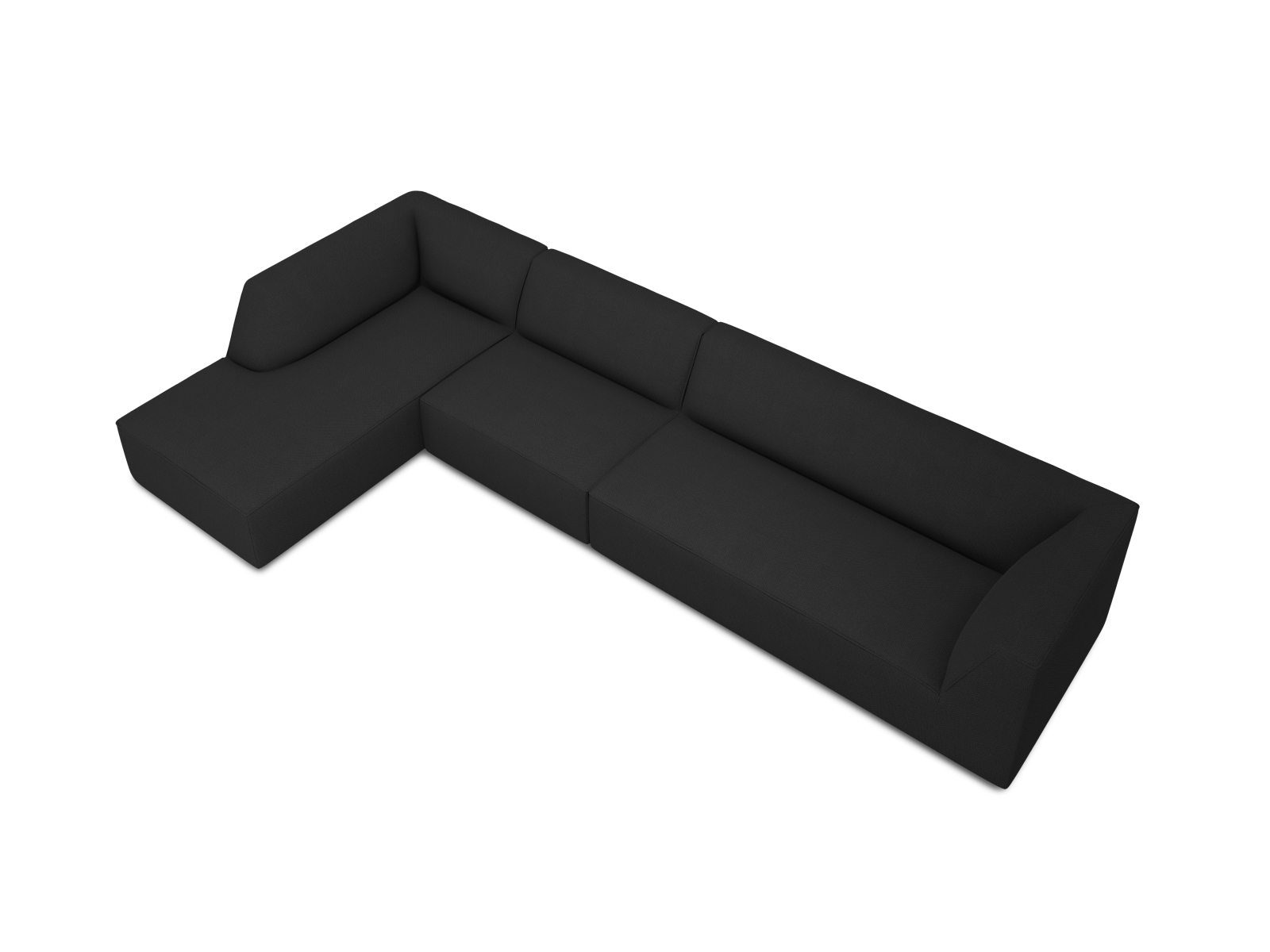 Modular Left Corner Sofa, "Ruby", 5 Seats, 366x180x69