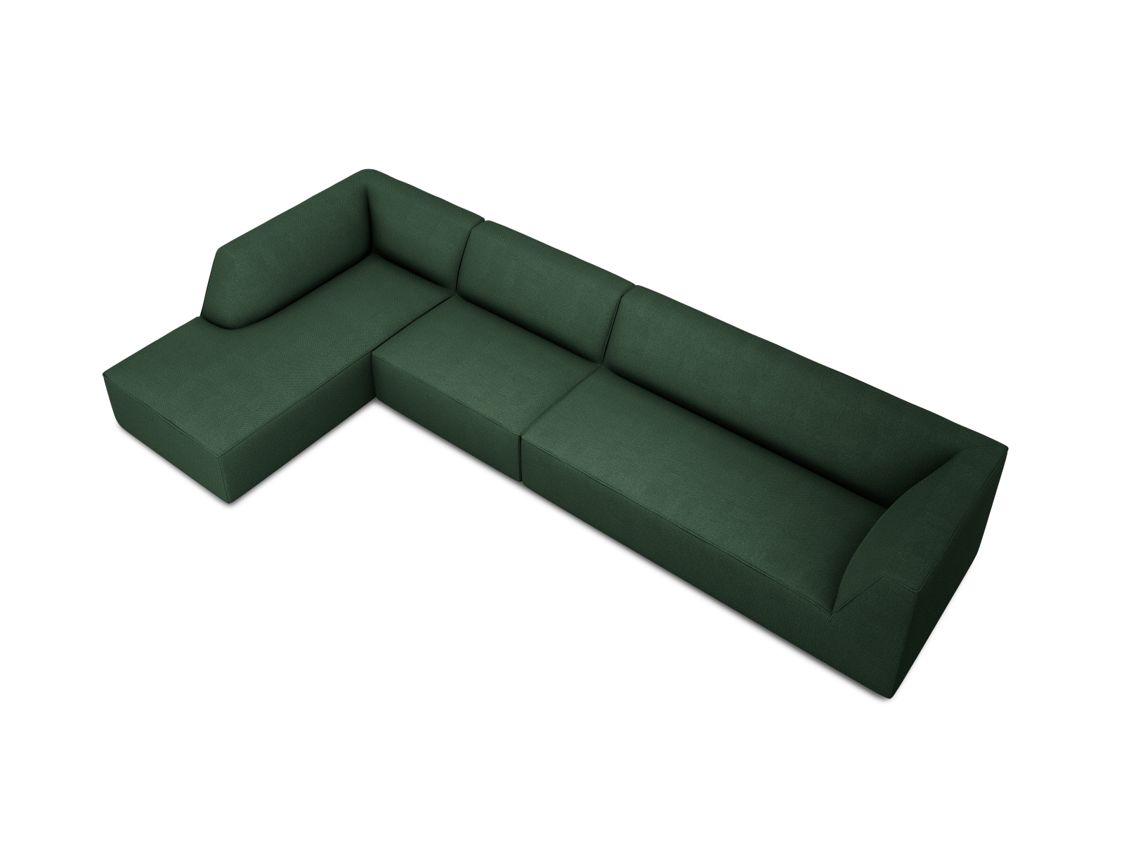 Modular Left Corner Sofa, "Ruby", 5 Seats, 366x180x69