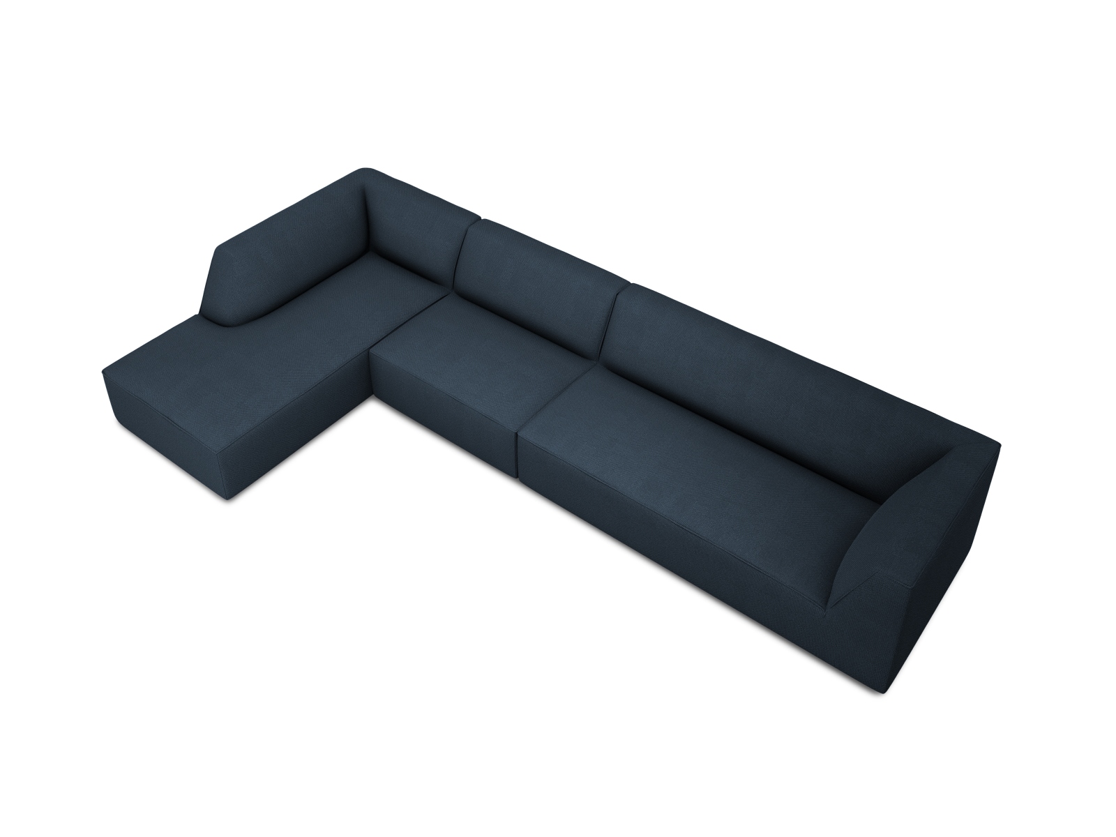 Modular Left Corner Sofa, "Ruby", 5 Seats, 366x180x69