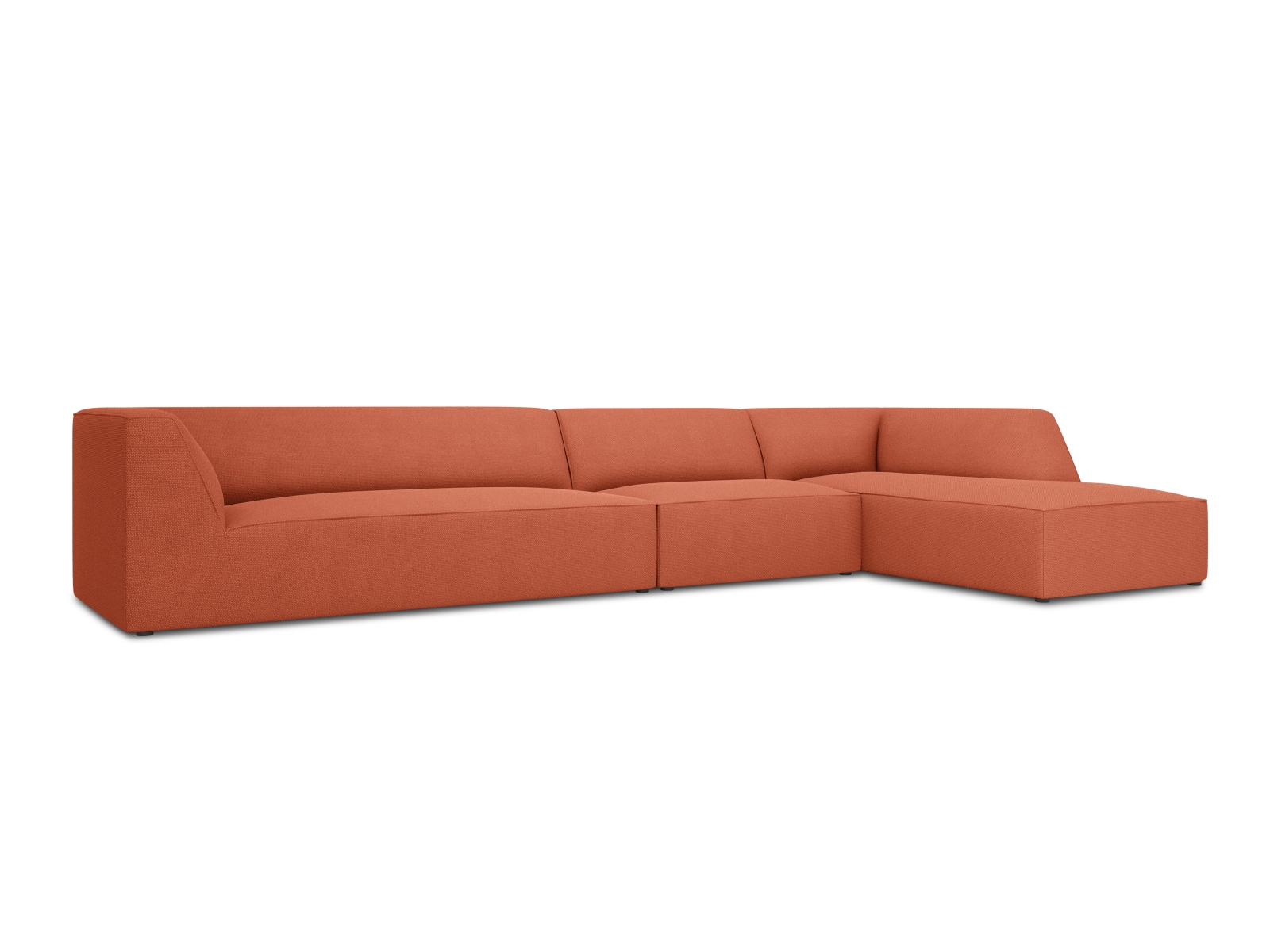 Modular Right Corner Sofa, "Ruby", 5 Seats, 366x180x69