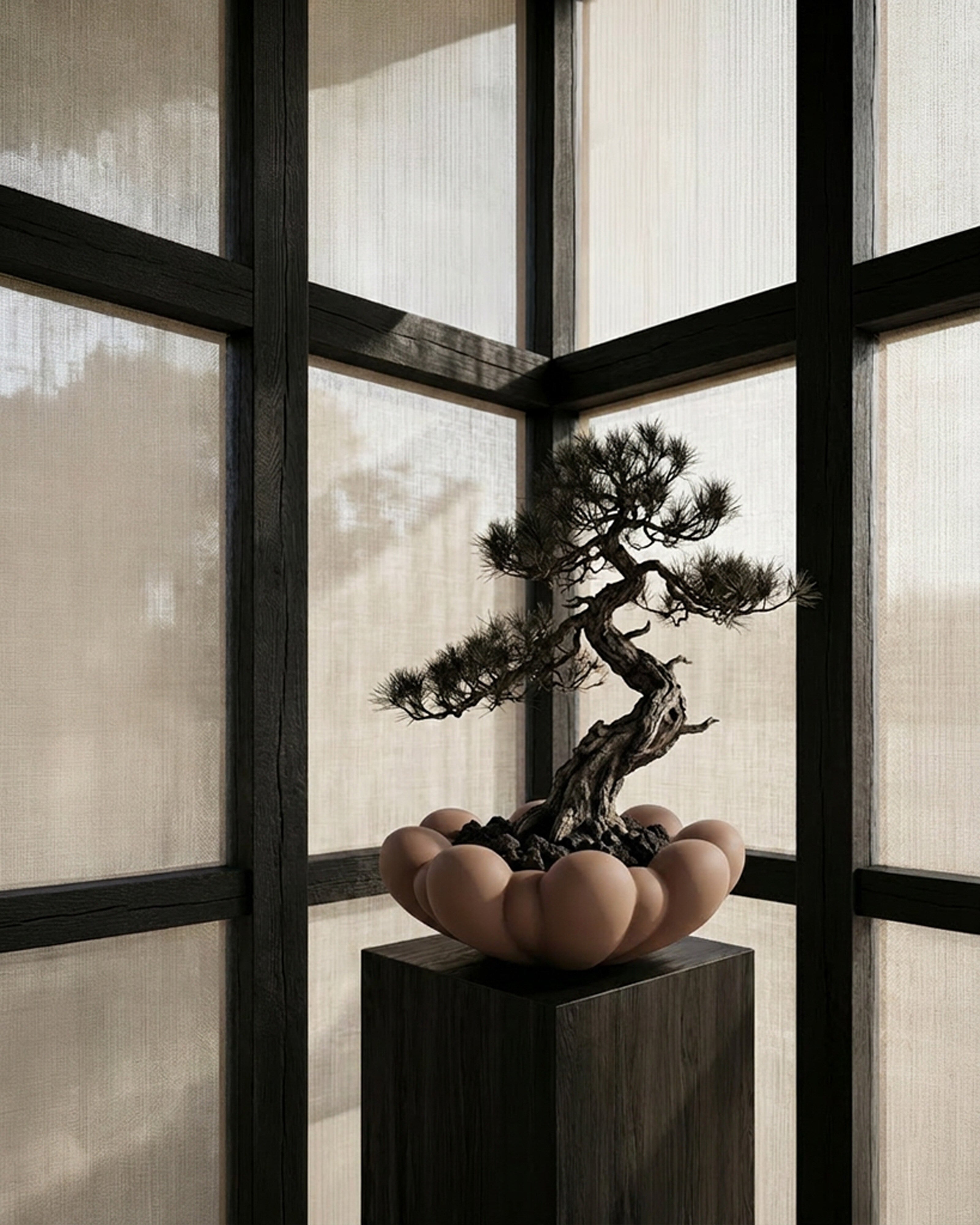 Bloom Tray, Big - Almond