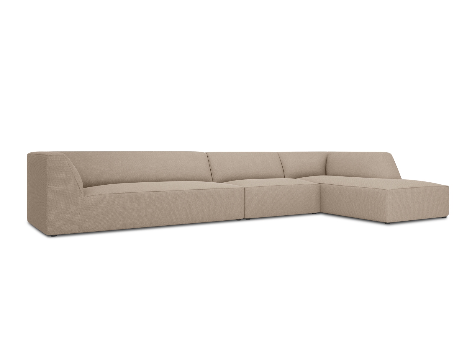 Modular Right Corner Sofa, "Ruby", 5 Seats, 366x180x69