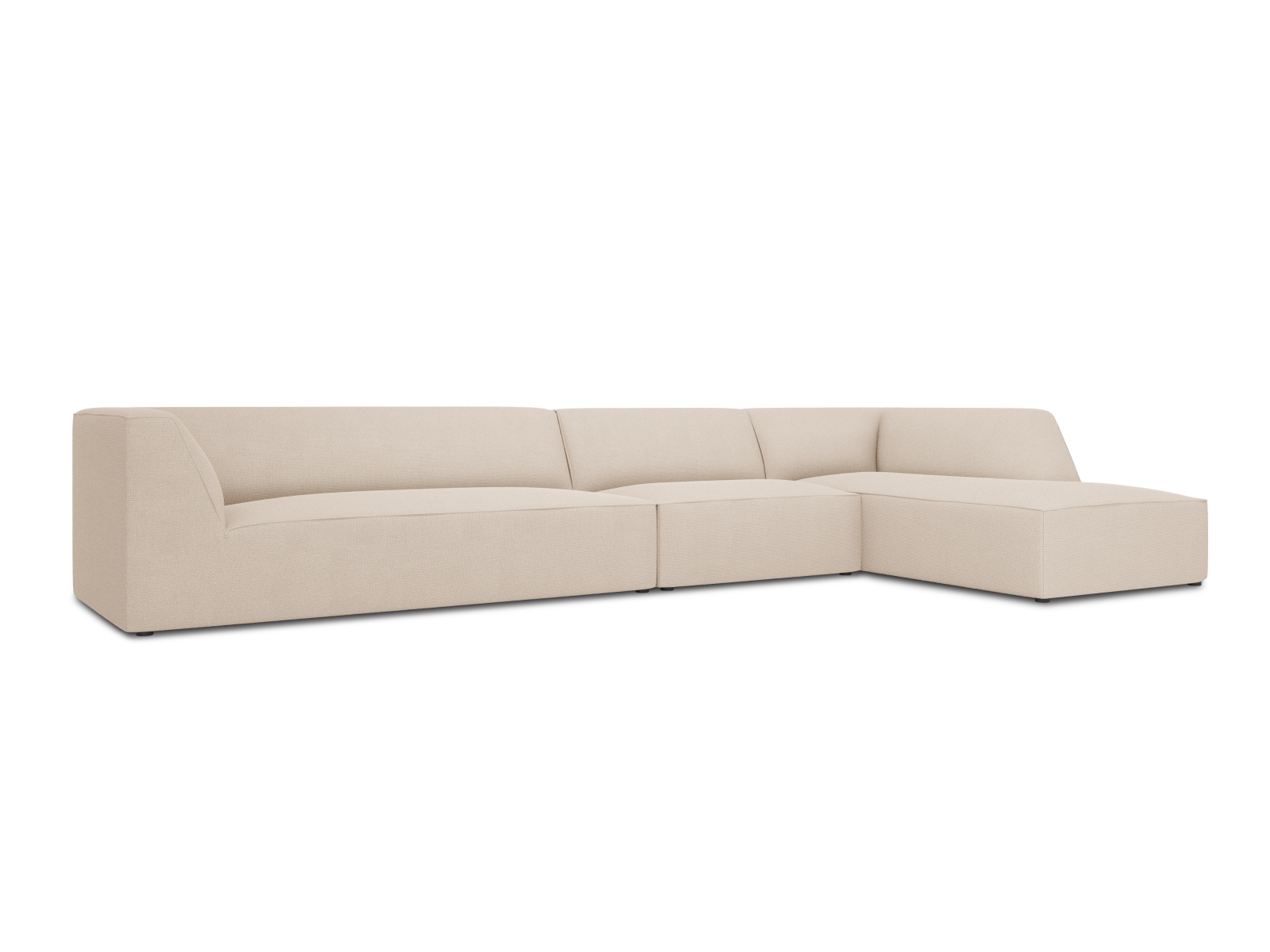 Modular Right Corner Sofa, "Ruby", 5 Seats, 366x180x69