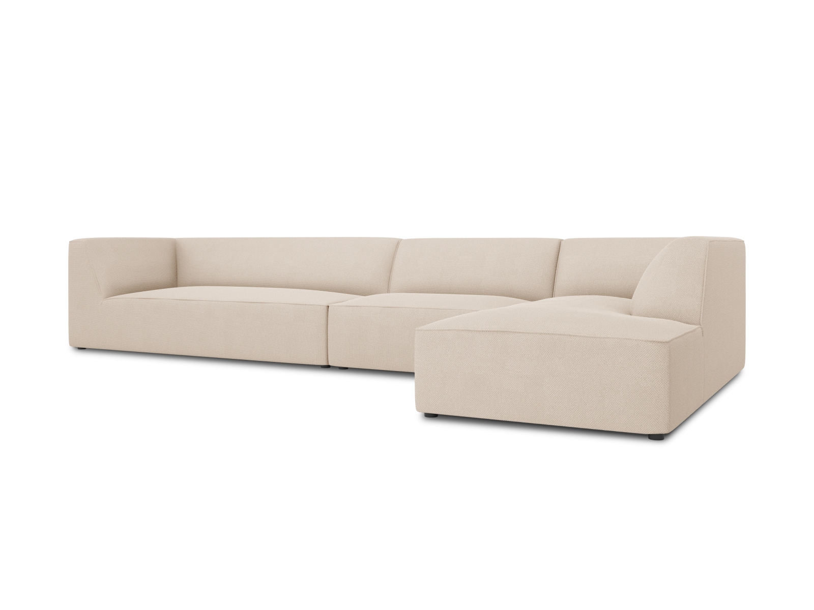 Modular Right Corner Sofa, "Ruby", 5 Seats, 366x180x69
