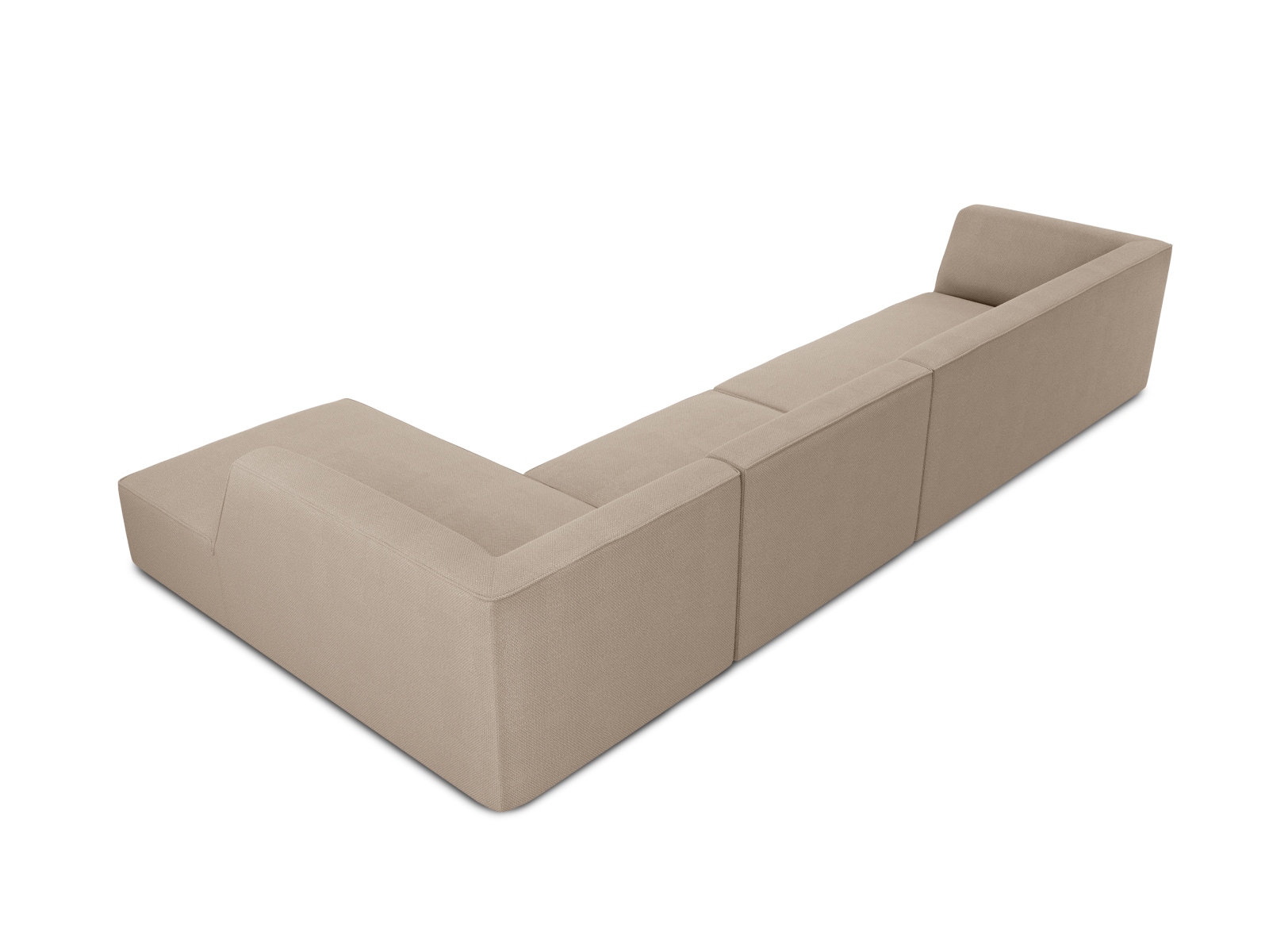Modular Right Corner Sofa, "Ruby", 5 Seats, 366x180x69