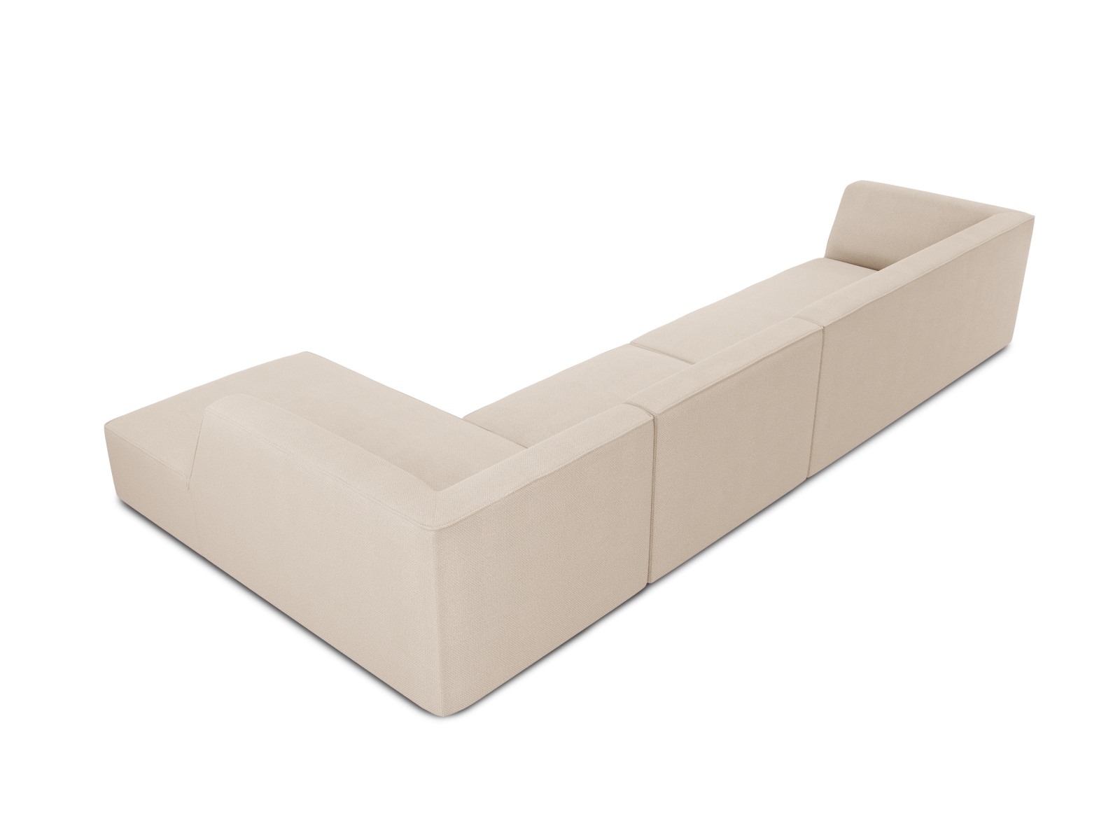 Modular Right Corner Sofa, "Ruby", 5 Seats, 366x180x69