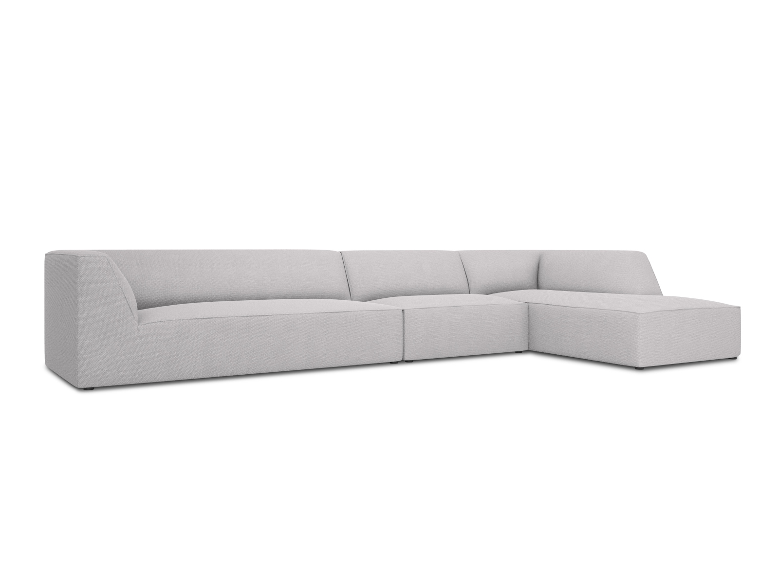 Modular Right Corner Sofa, "Ruby", 5 Seats, 366x180x69
