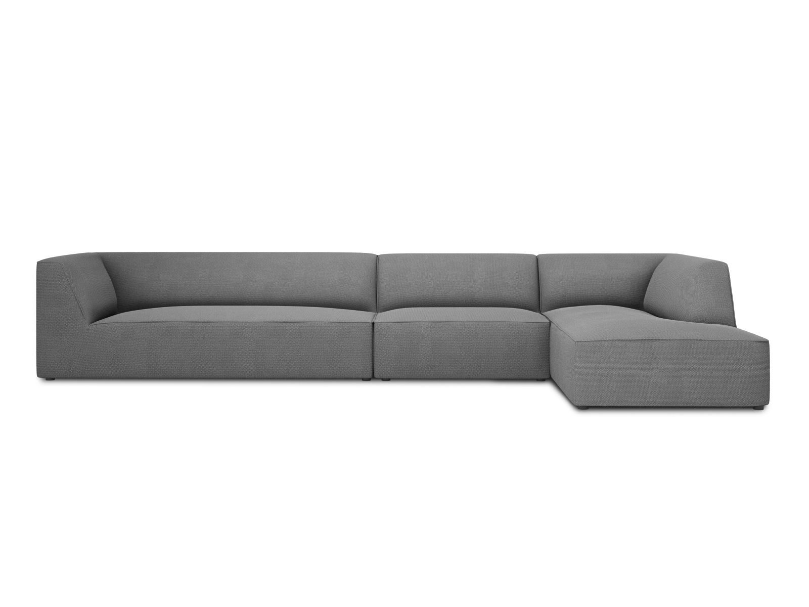 Modular Right Corner Sofa, "Ruby", 5 Seats, 366x180x69