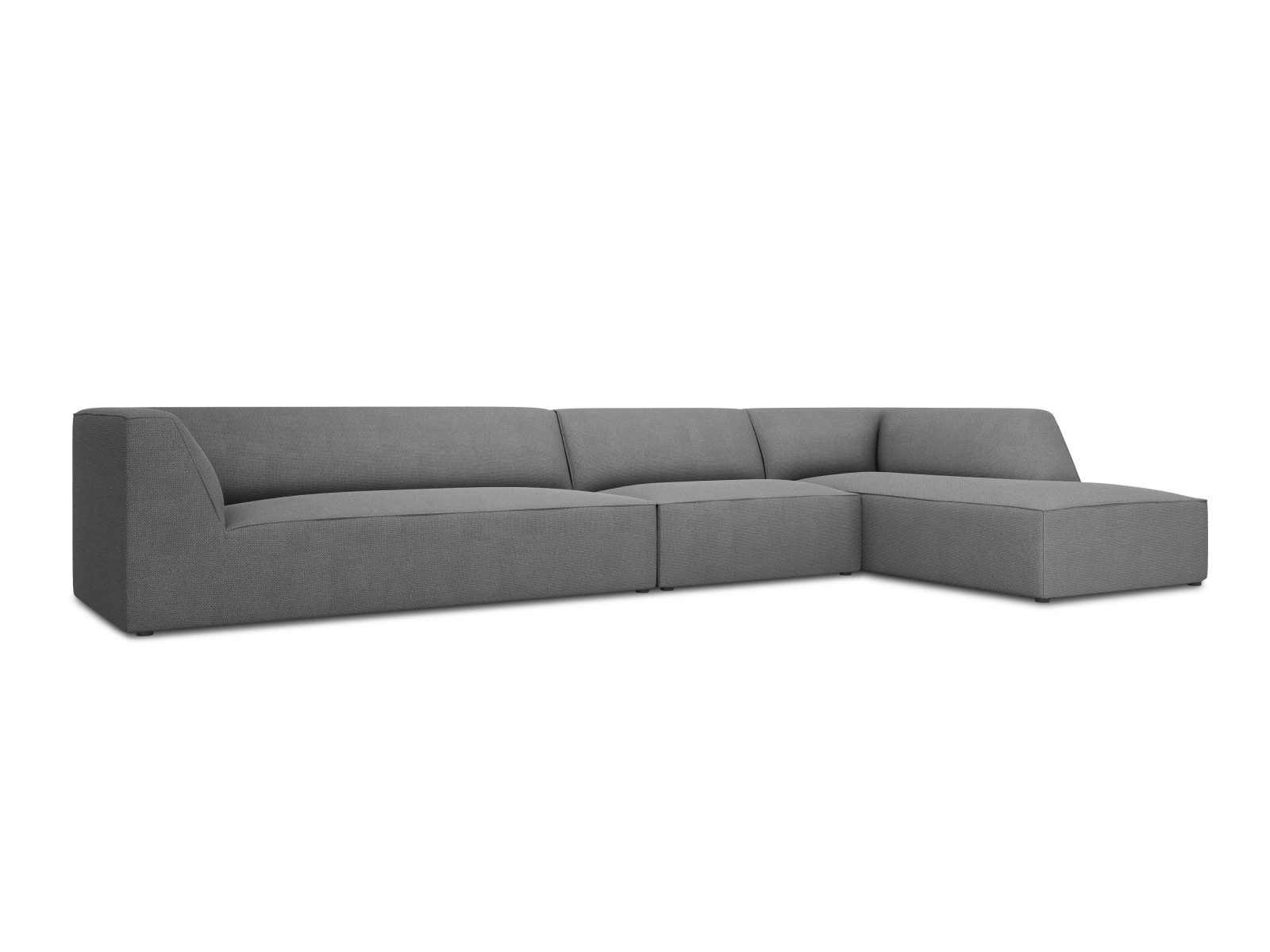 Modular Right Corner Sofa, "Ruby", 5 Seats, 366x180x69