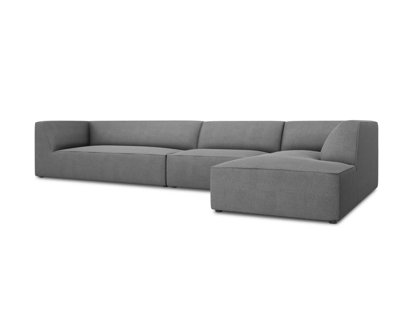 Modular Right Corner Sofa, "Ruby", 5 Seats, 366x180x69