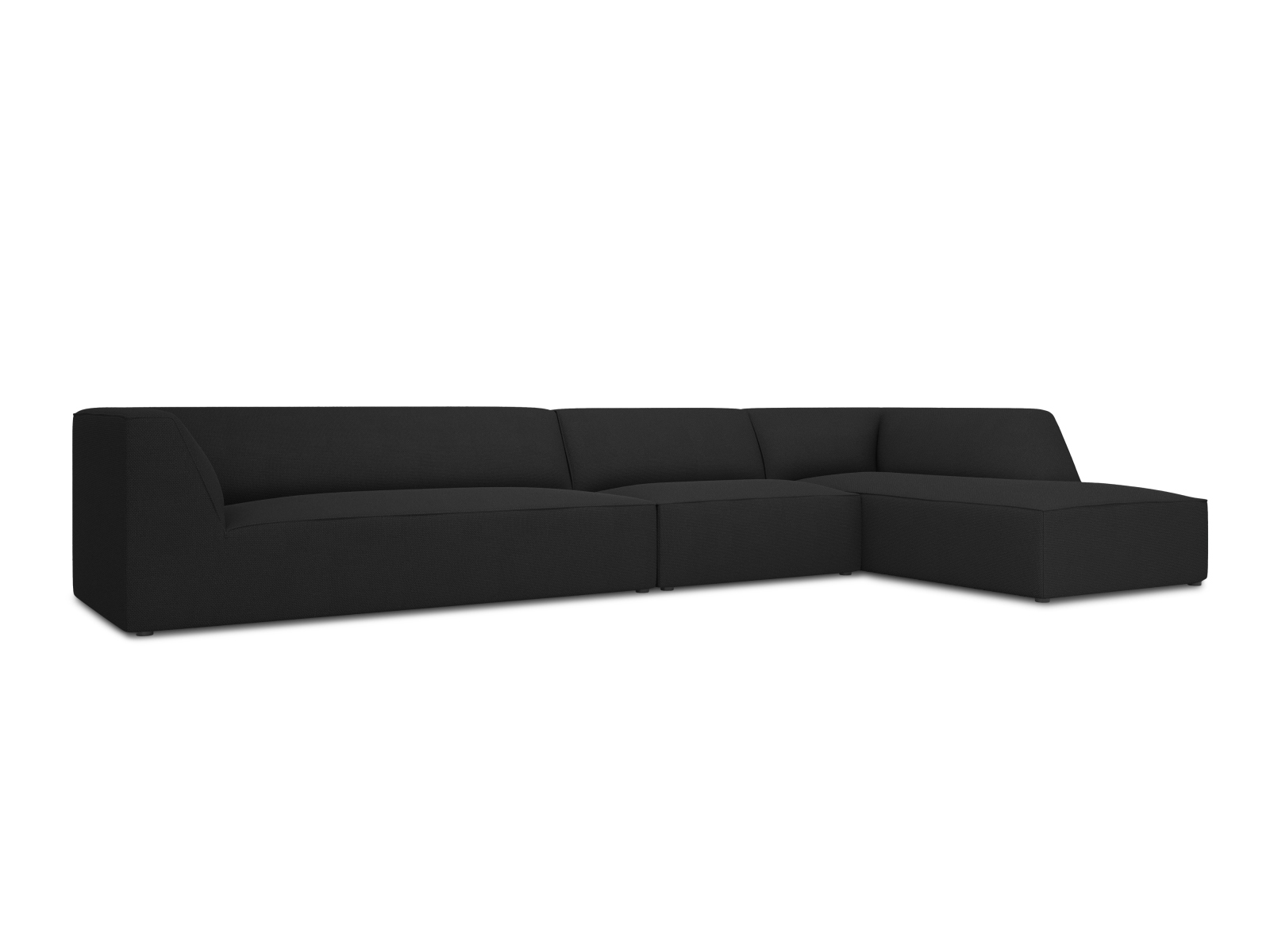 Modular Right Corner Sofa, "Ruby", 5 Seats, 366x180x69