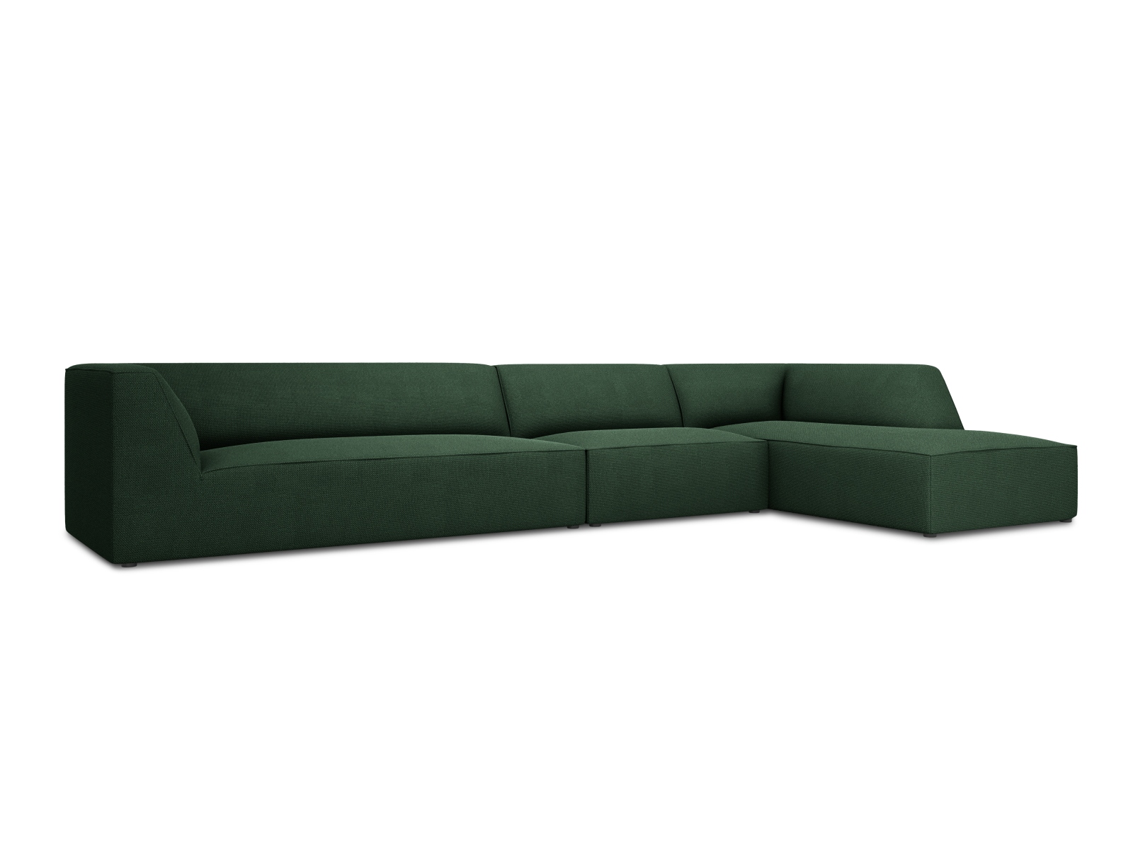 Modular Right Corner Sofa, "Ruby", 5 Seats, 366x180x69