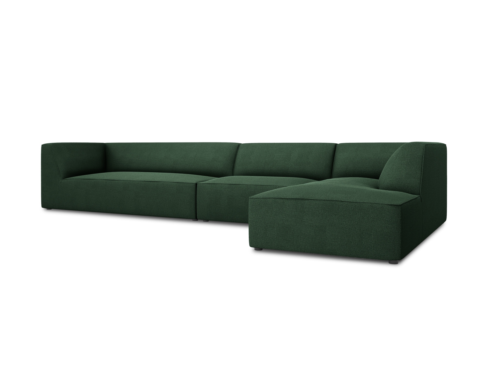 Modular Right Corner Sofa, "Ruby", 5 Seats, 366x180x69