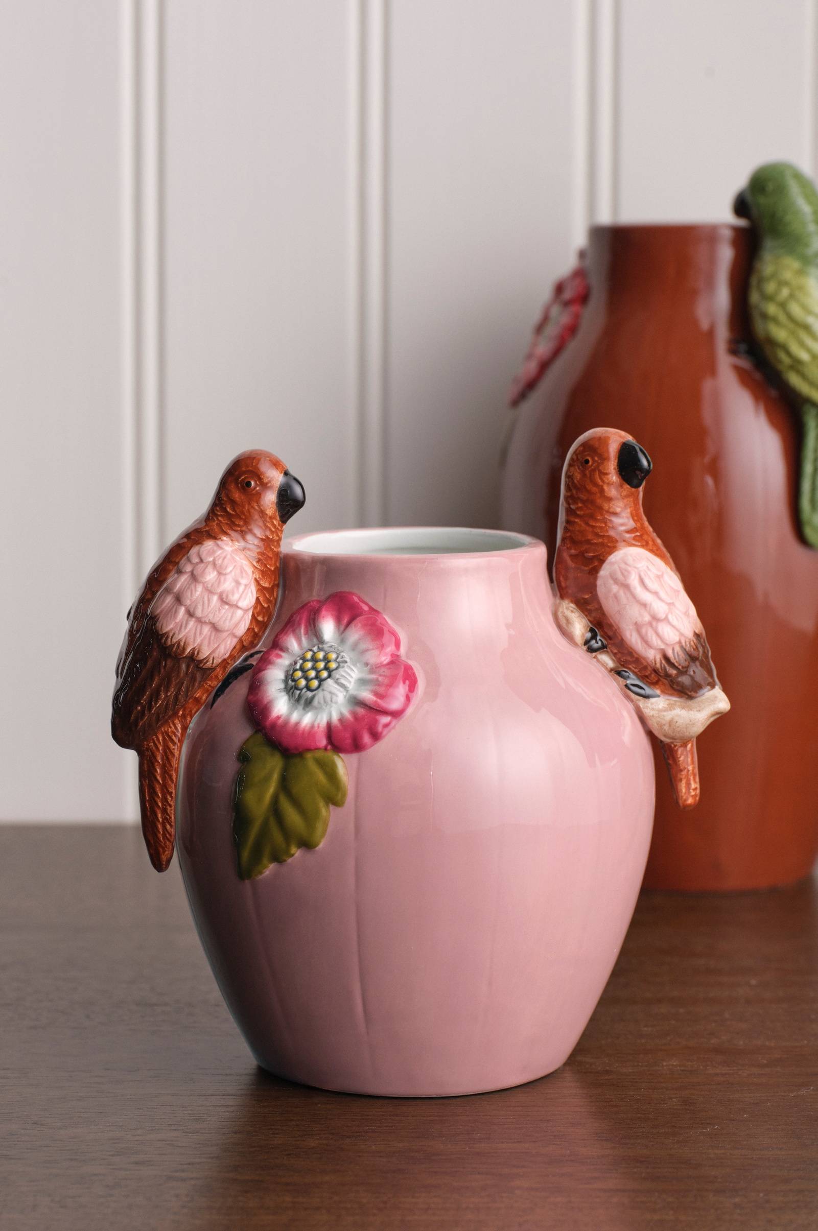 Vase Twin Birds høyde 18 cm