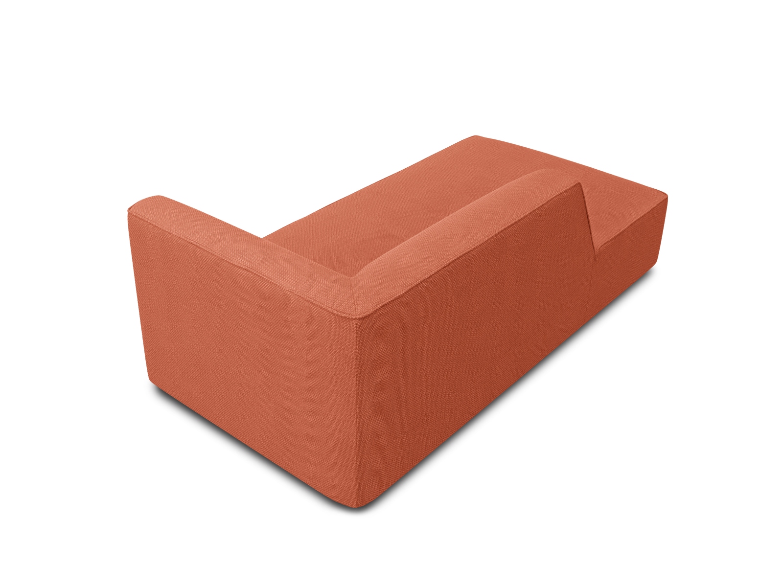 Chaise Longue Left, "Ruby", 1 Seat, 93x180x69