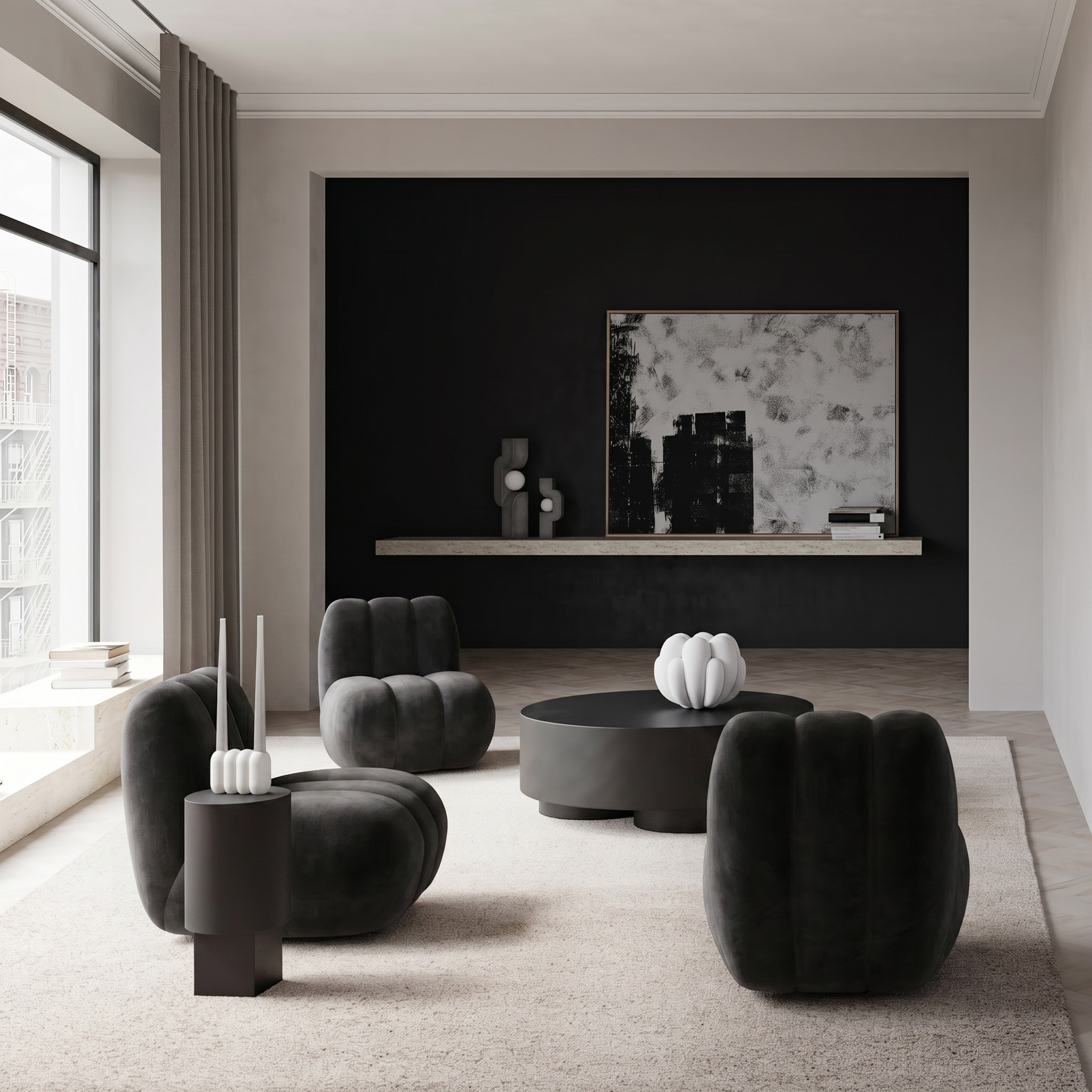Toe Chair – Peat