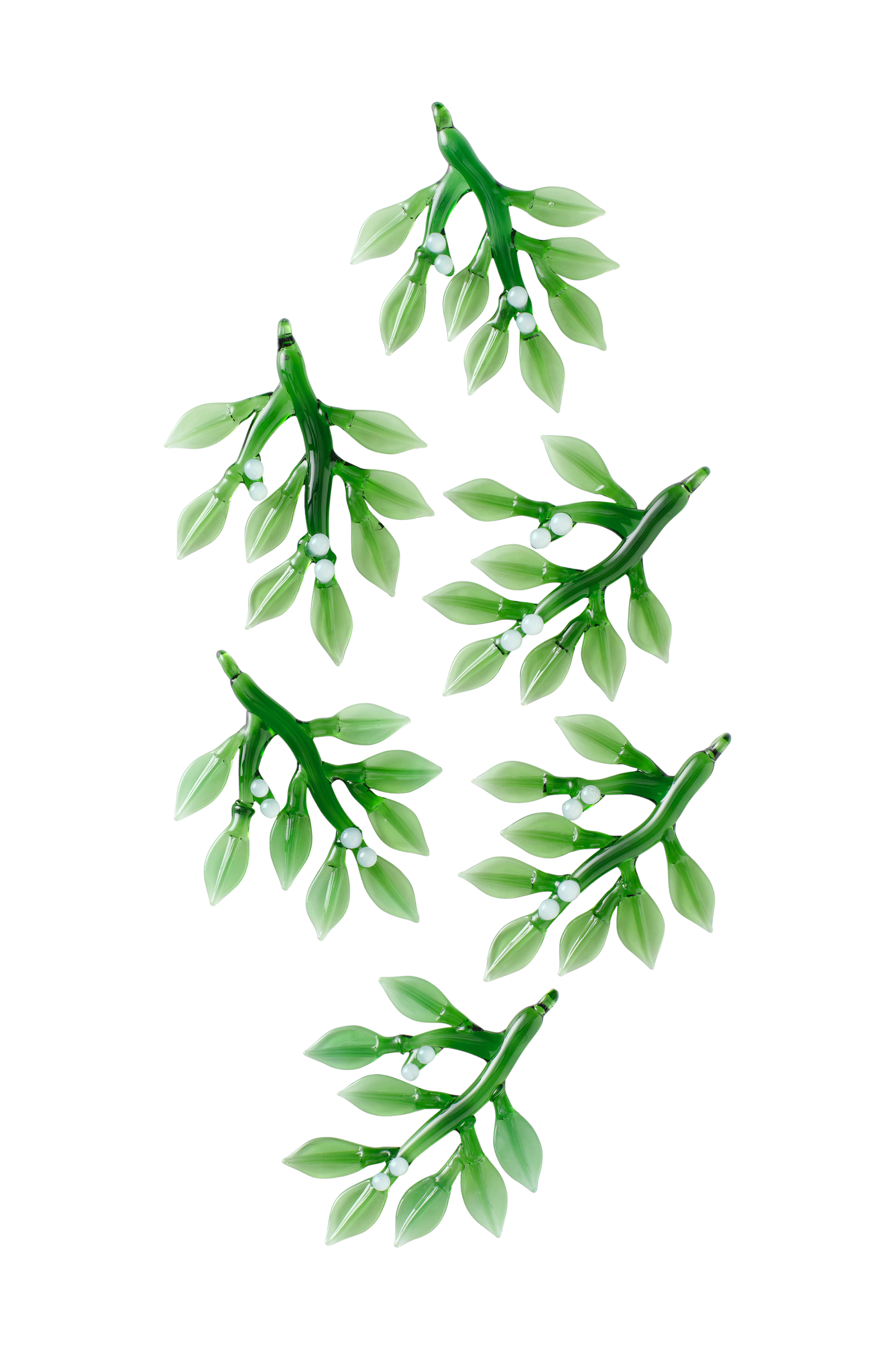 Hengte dekorasjon Mistletoe 6-pakning