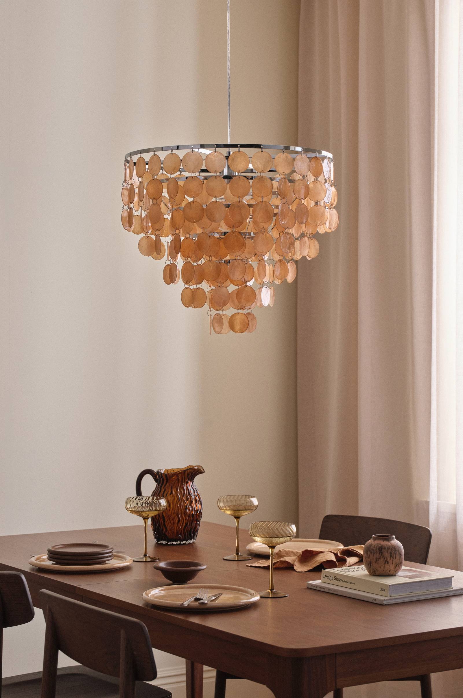 Taklampe Seashell
