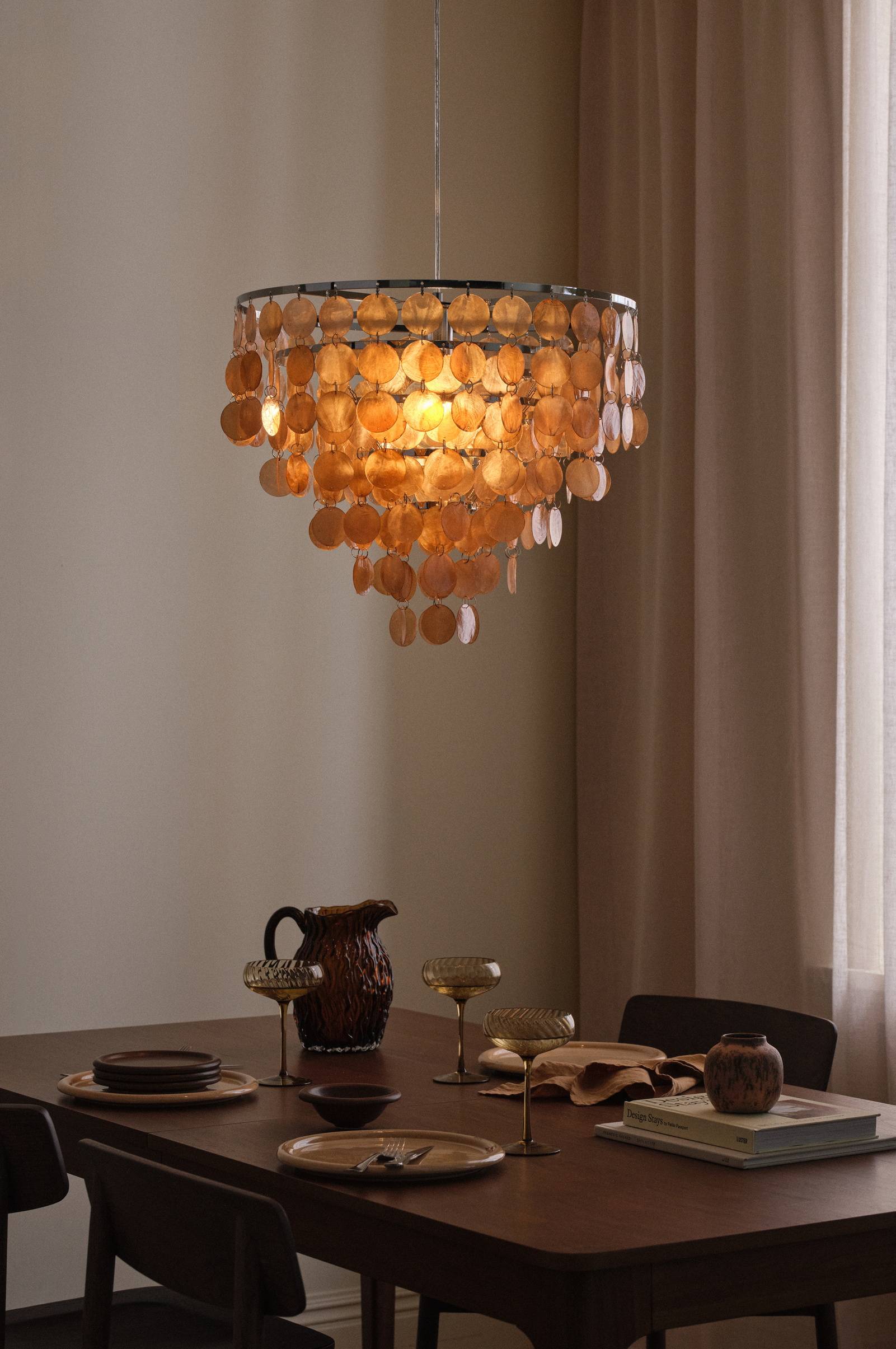 Taklampe Seashell