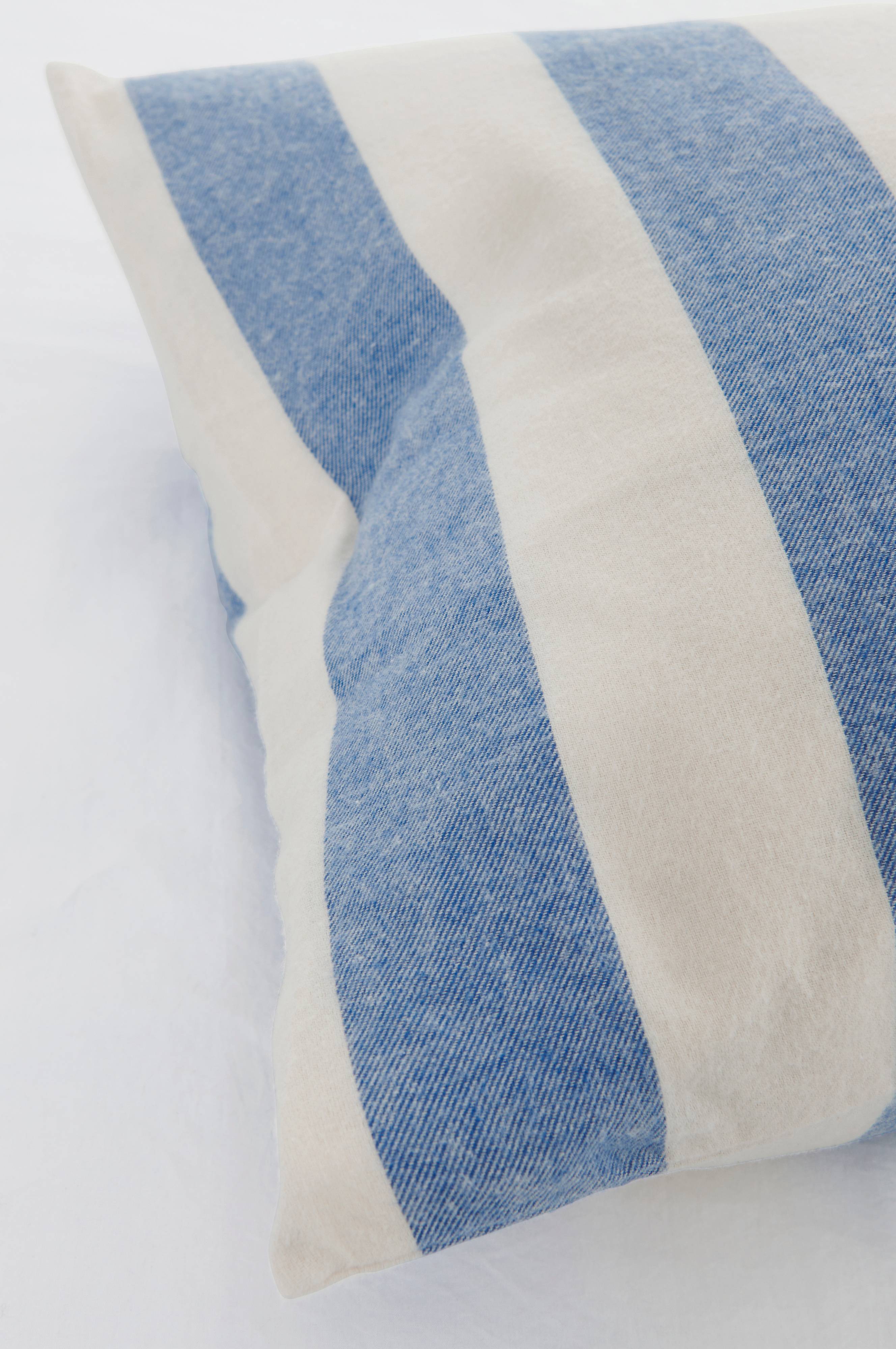Dynetrekksett Valerie Block Stripe i bomullsflanell, 2 stk.