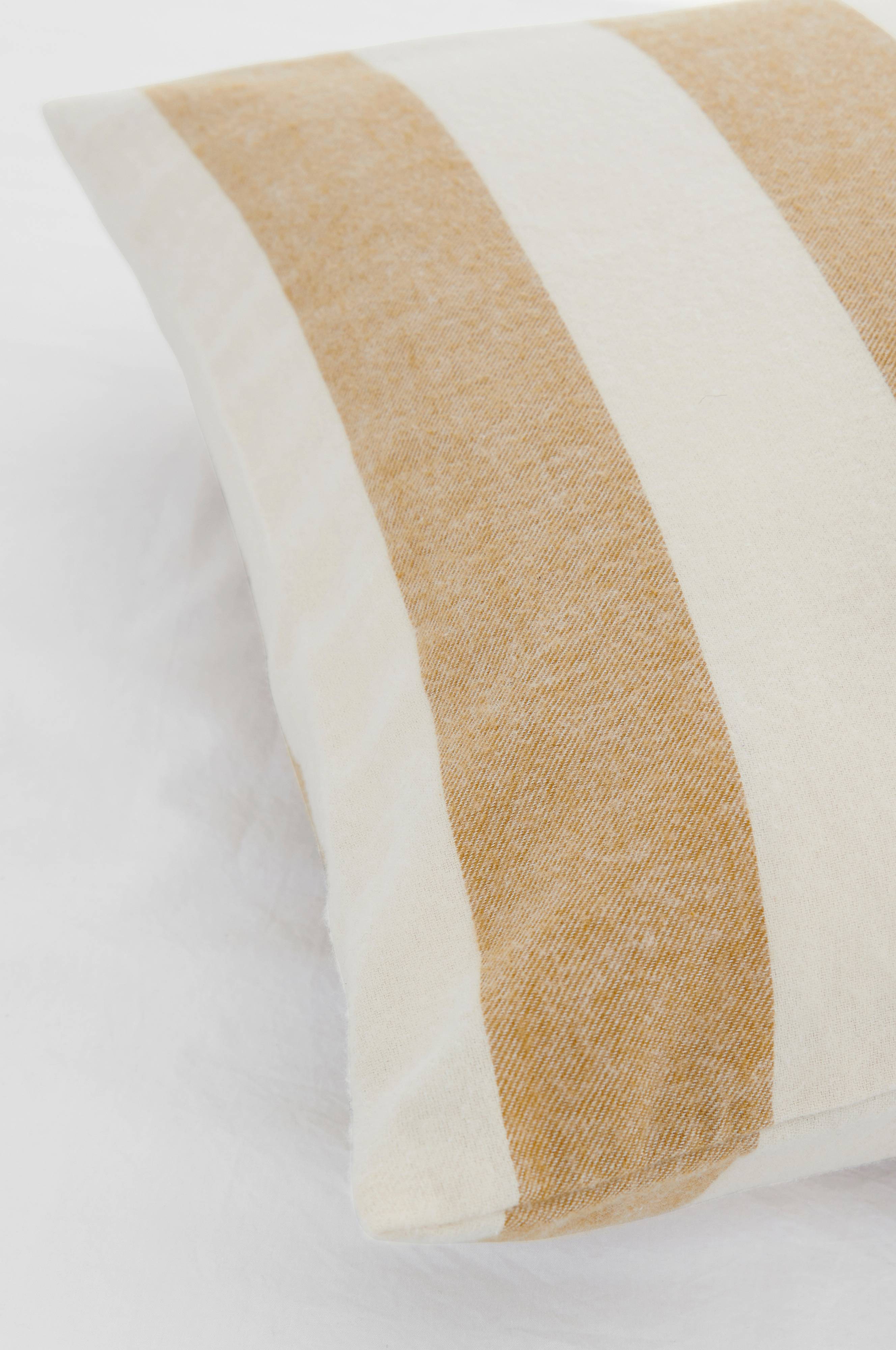 Dynetrekksett Valerie Block Stripe i bomullsflanell, 2 stk.
