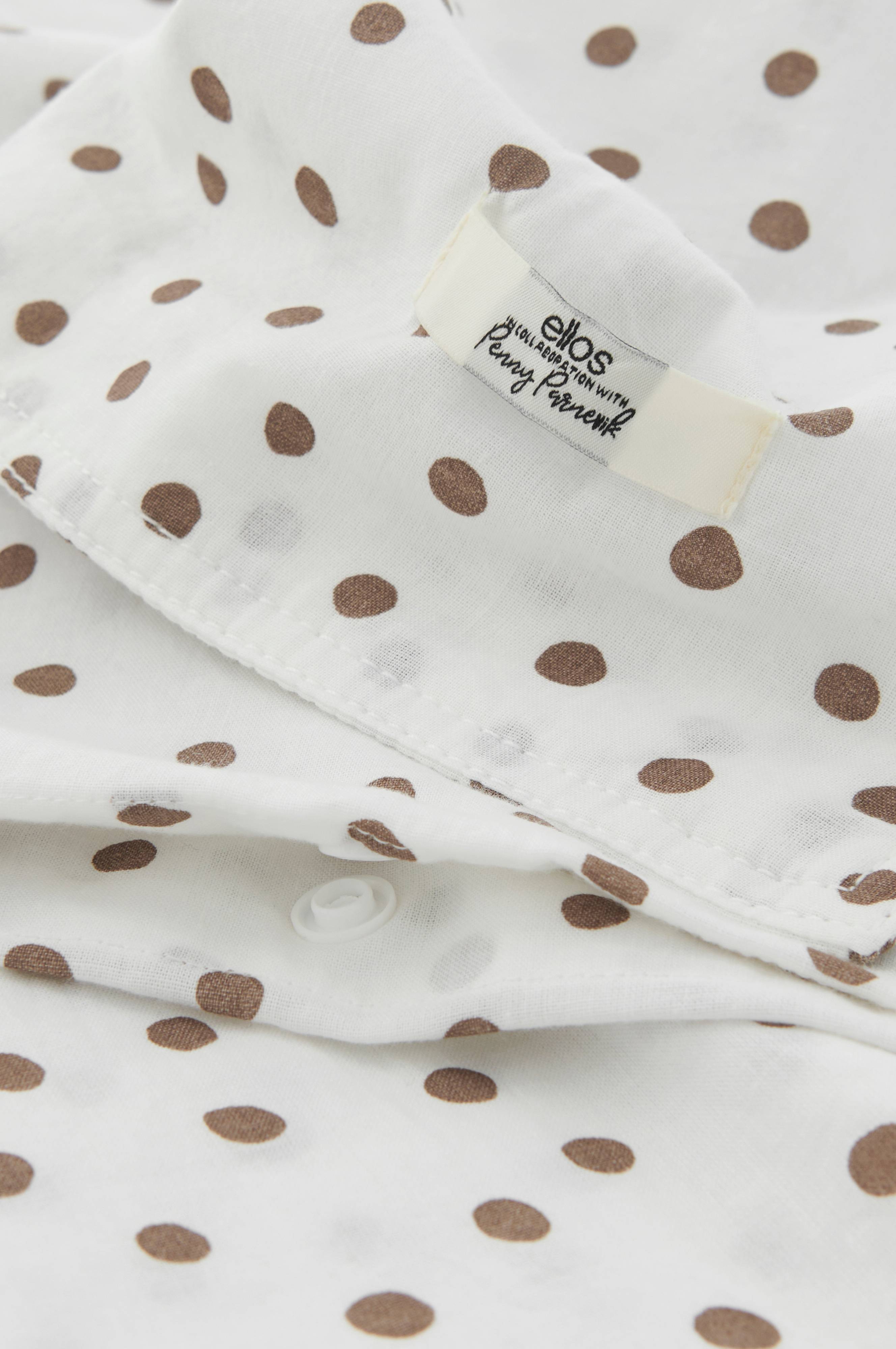 Sengesett Coffee Stain til sprinkelseng 100x130 cm, 2 deler