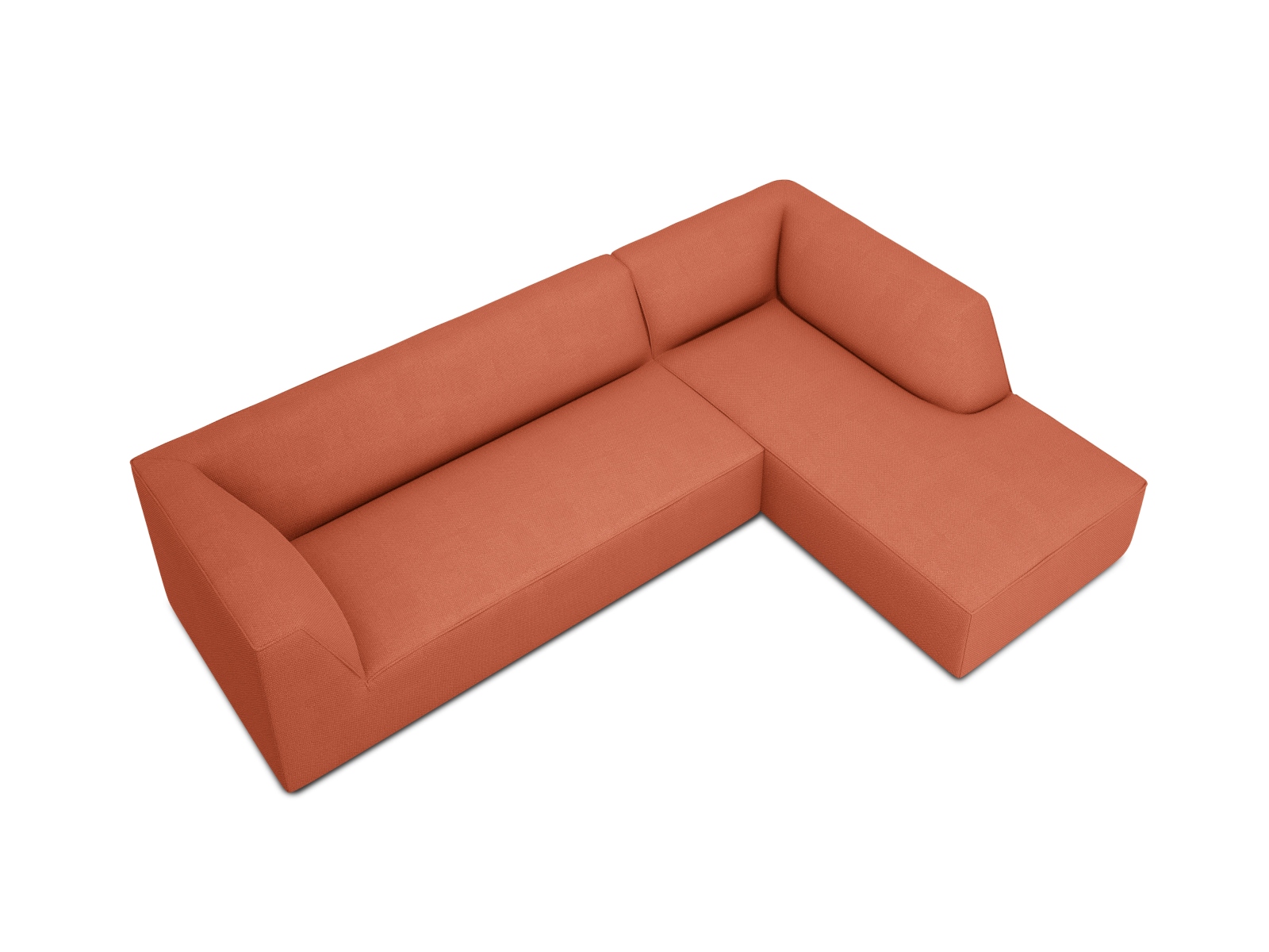 Modular Right Corner Sofa, "Ruby", 4 Seats, 273x180x69