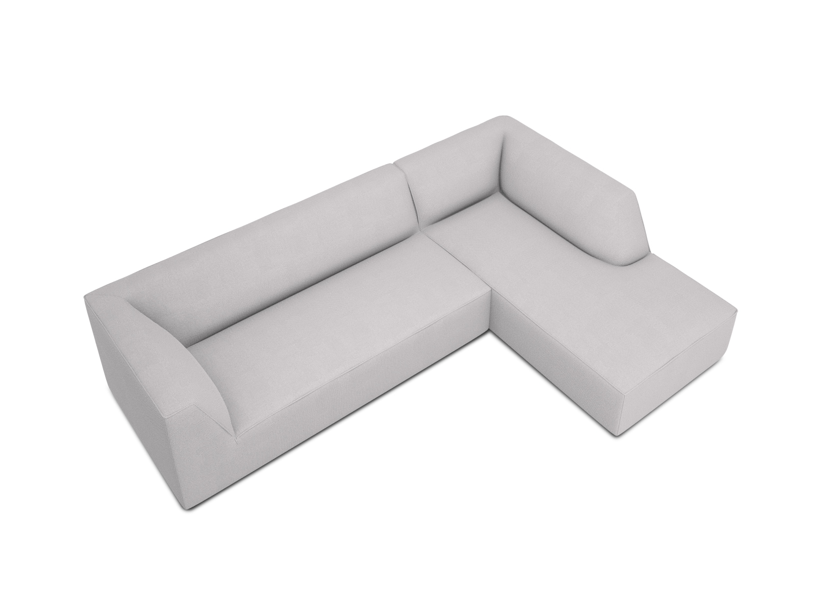 Modular Right Corner Sofa, "Ruby", 4 Seats, 273x180x69