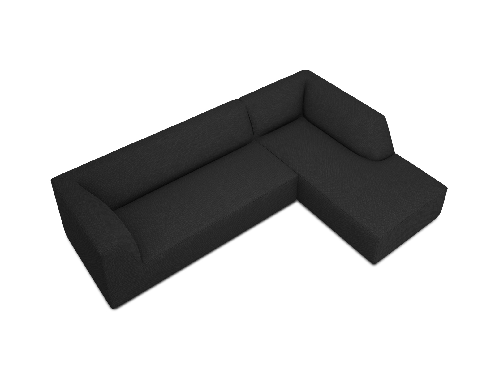 Modular Right Corner Sofa, "Ruby", 4 Seats, 273x180x69