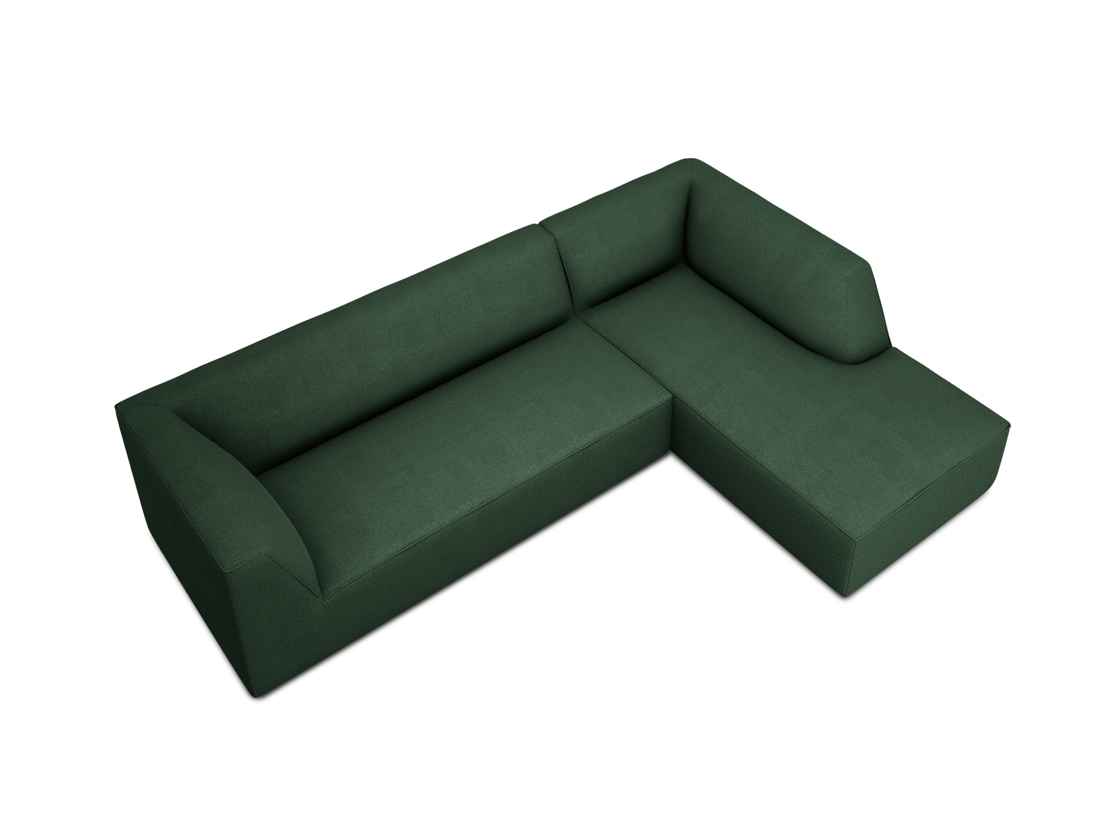 Modular Right Corner Sofa, "Ruby", 4 Seats, 273x180x69