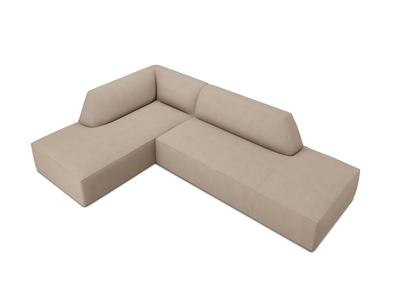 Modular Left Corner Sofa, "Ruby", 4 Seats, 273x180x69