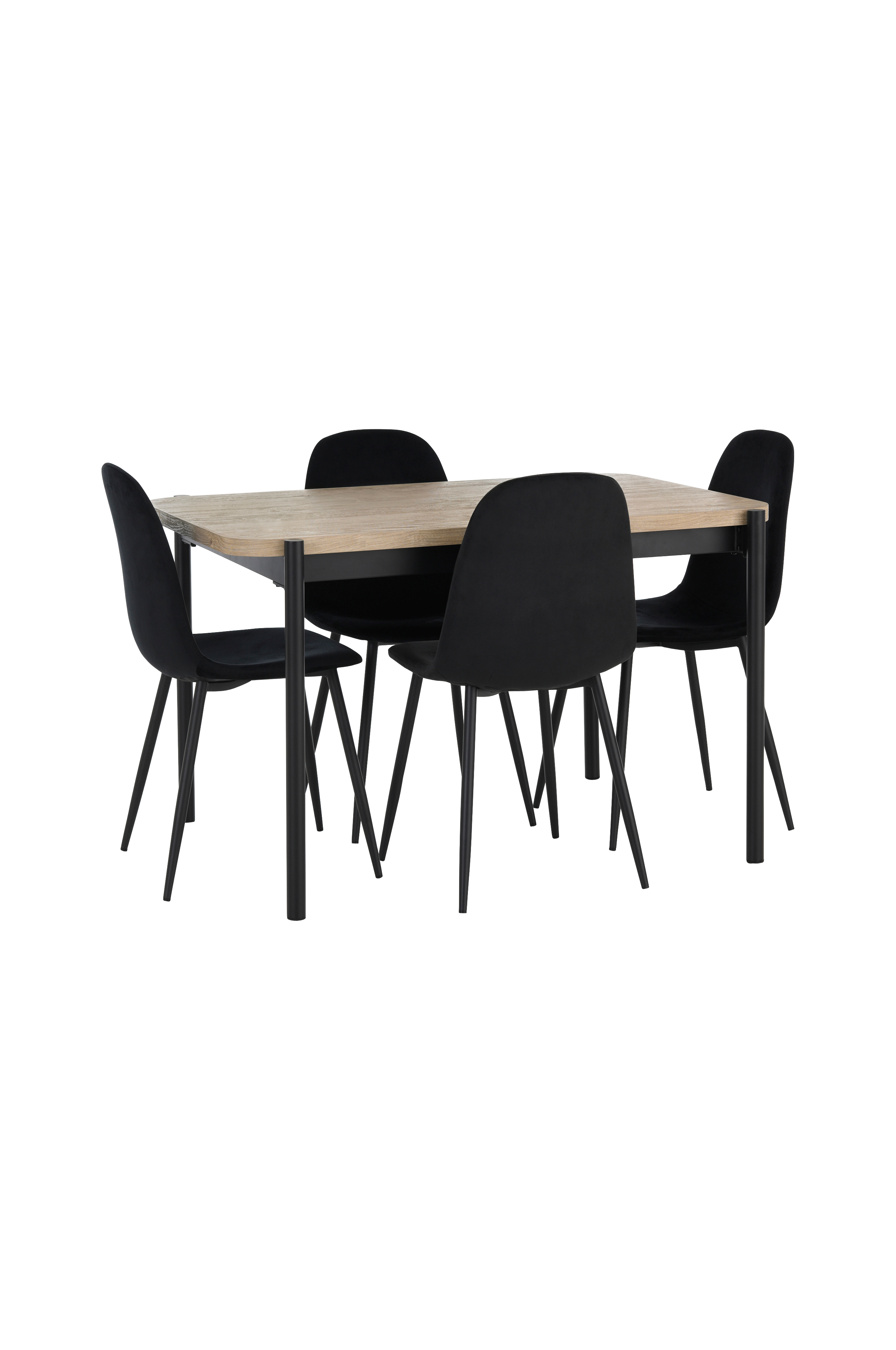Spisegruppe Gilda med bord 120x80 cm + 4 stoler