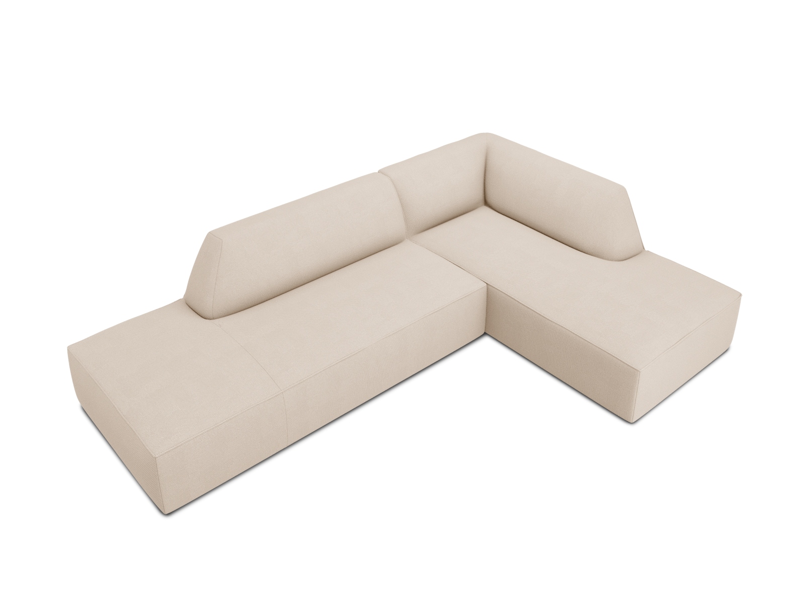 Modular Right Corner Sofa, "Ruby", 4 Seats, 273x180x69