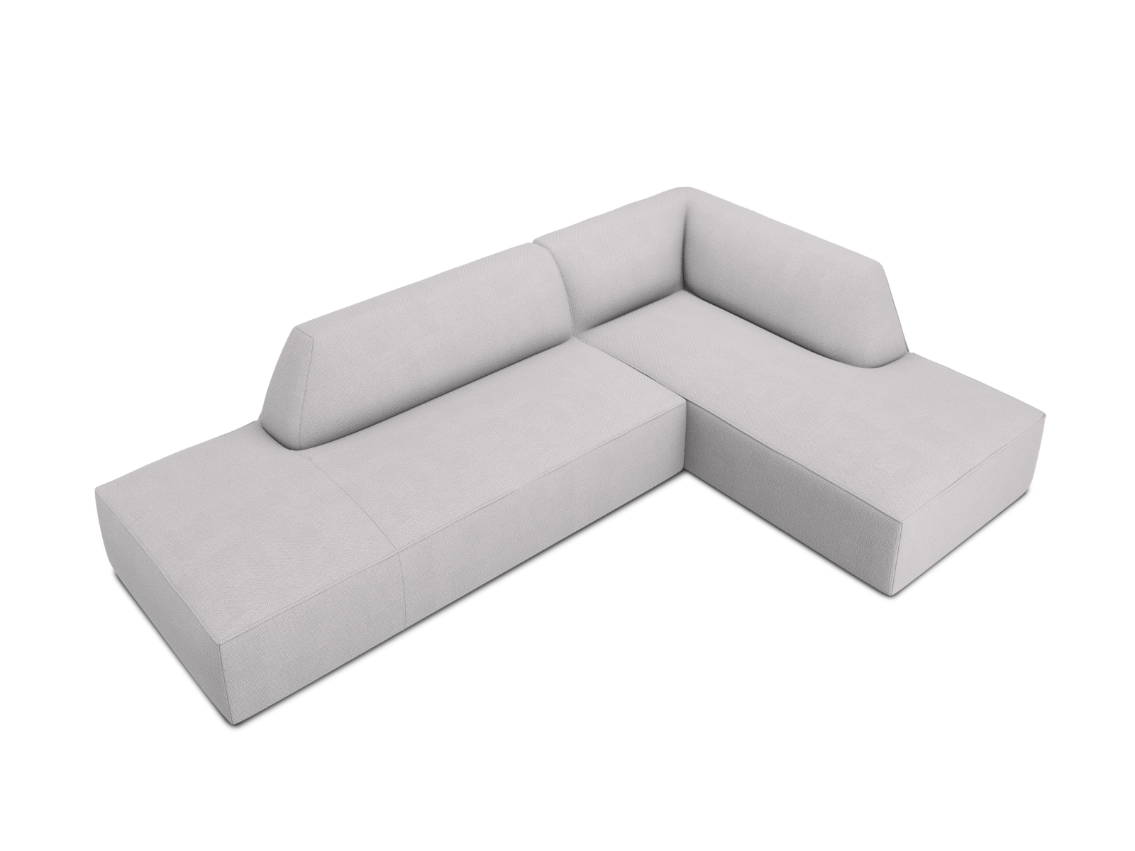 Modular Right Corner Sofa, "Ruby", 4 Seats, 273x180x69
