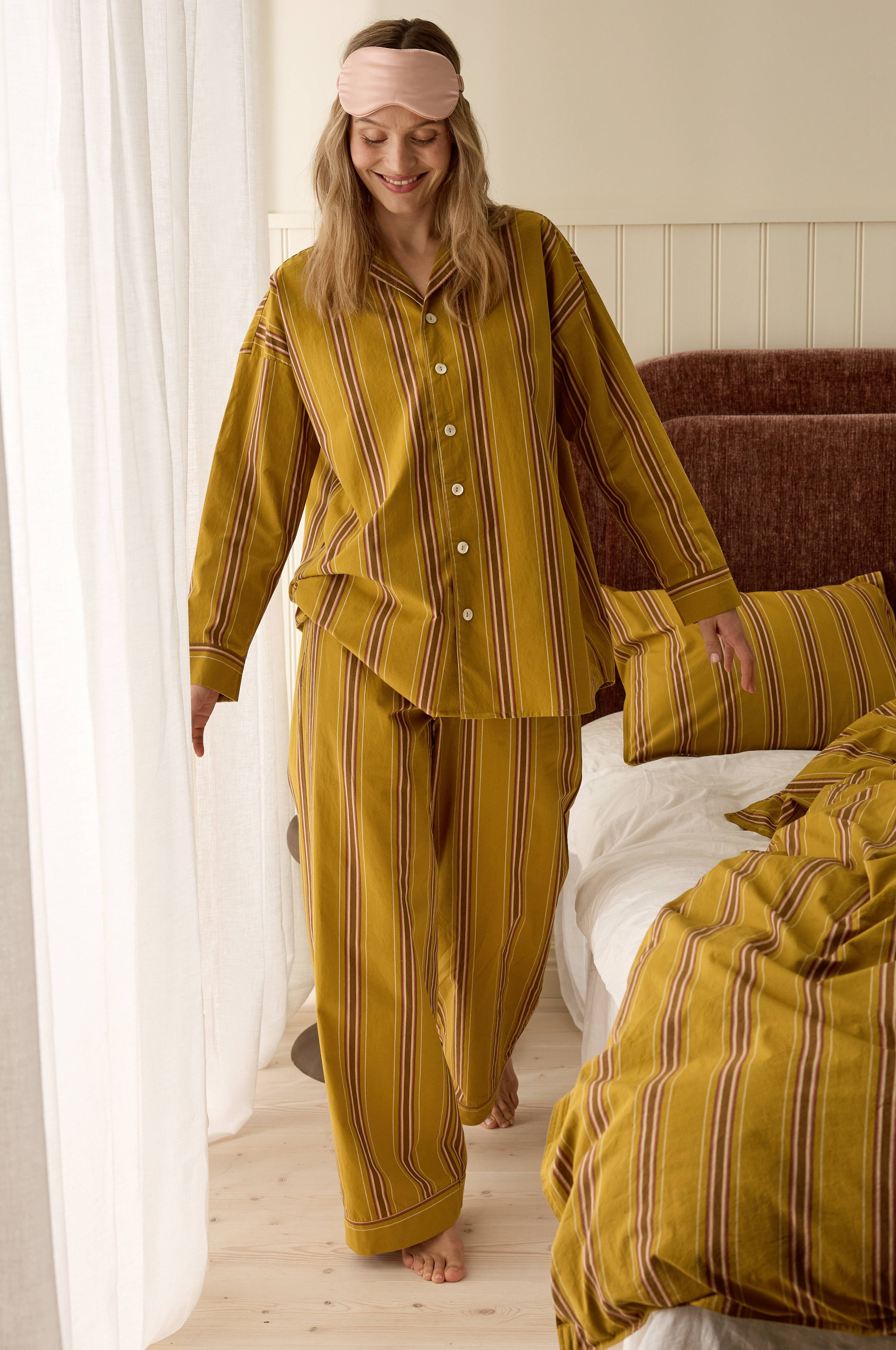 Pysjbukser Avery Stripe i bomullspercale