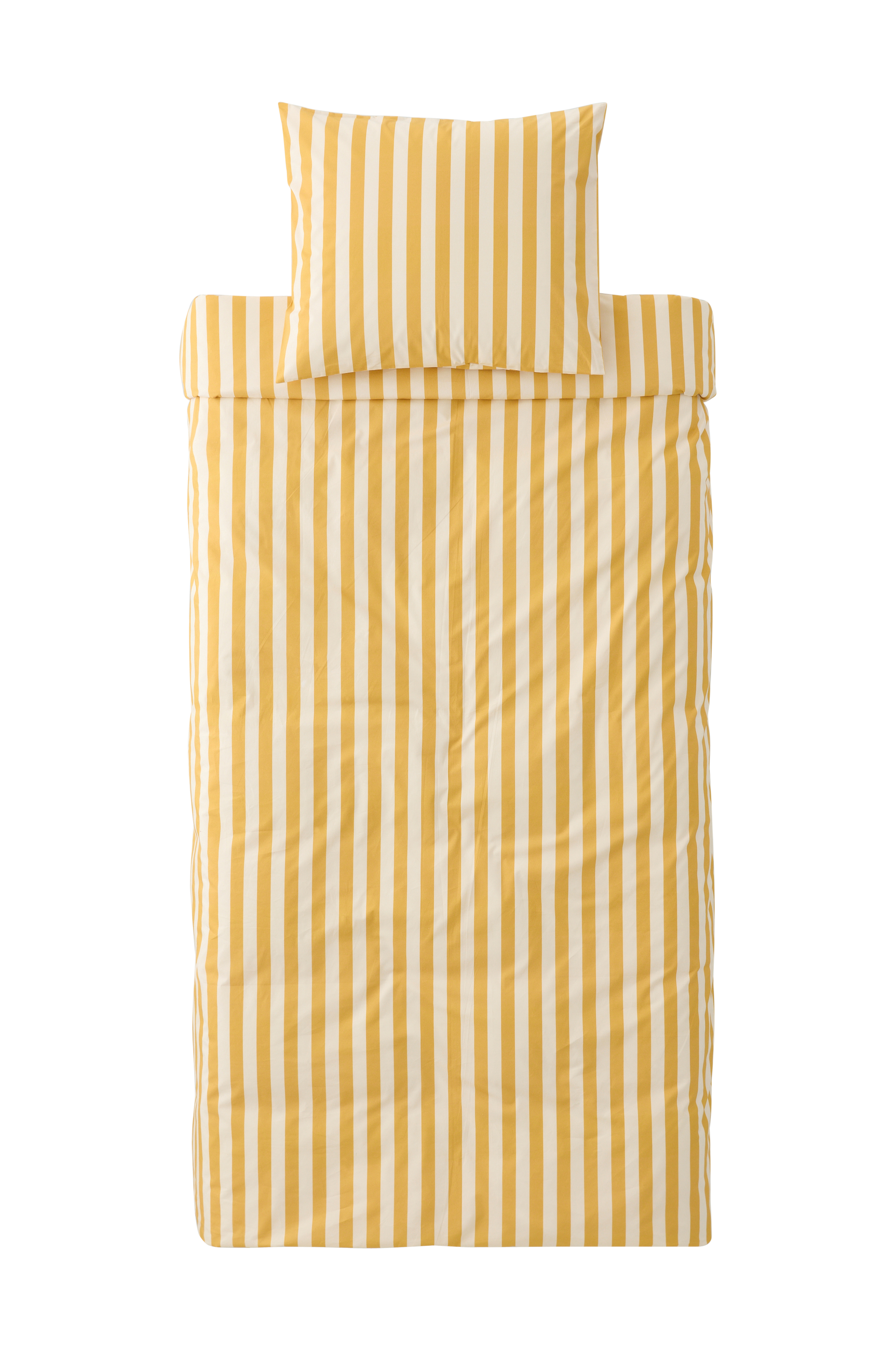 Sengesett Crystal Stripe i bomullspercale 2 eller 3 stykker