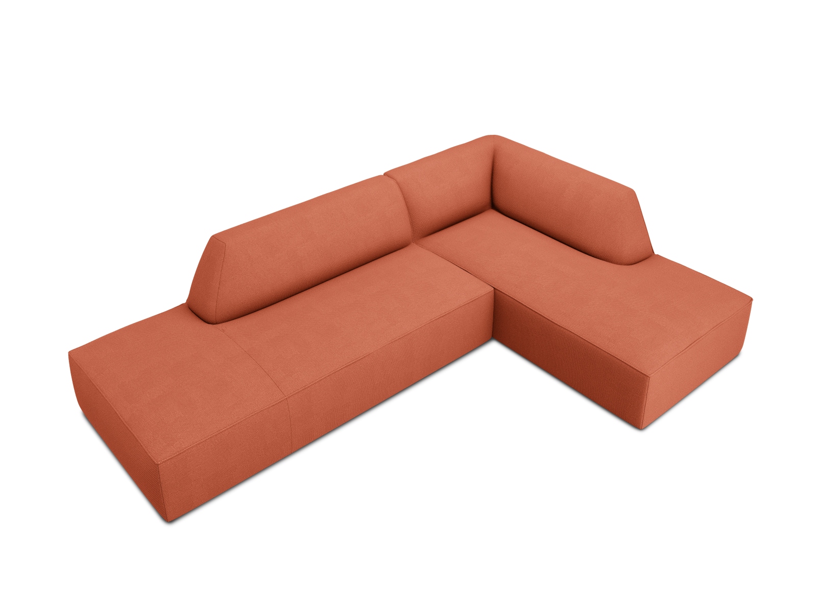 Modular Right Corner Sofa, "Ruby", 4 Seats, 273x180x69