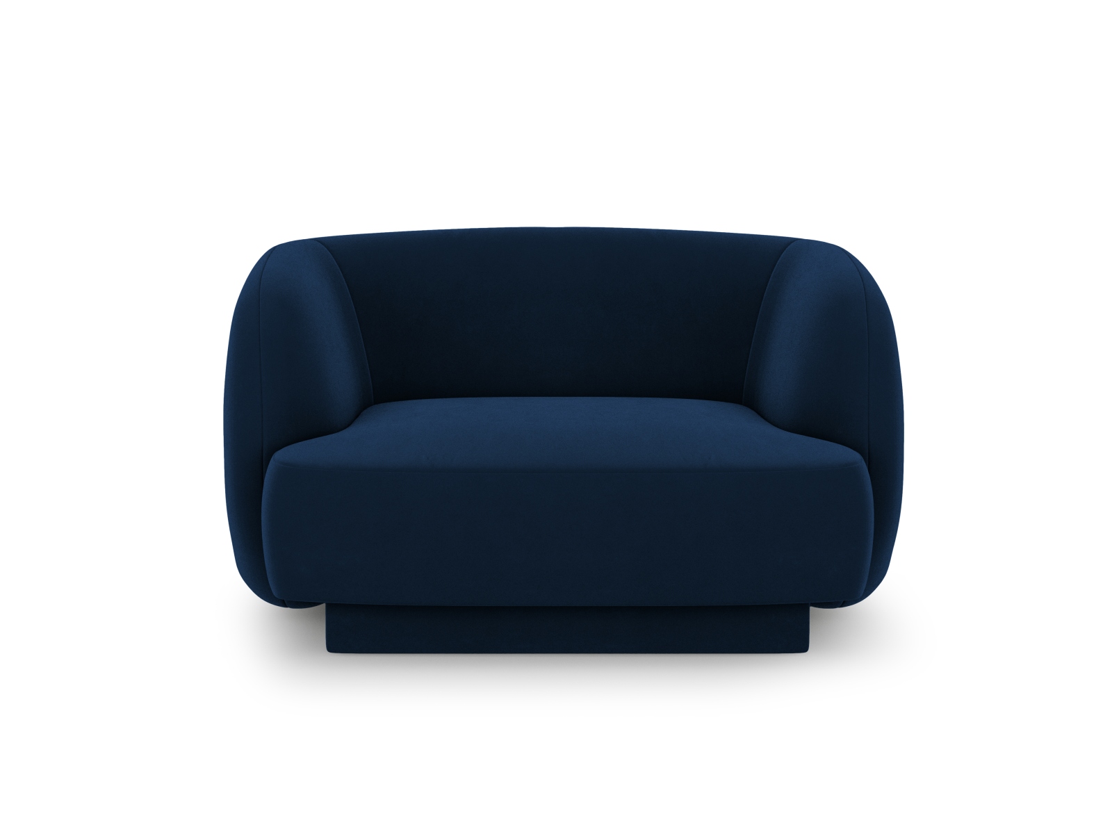 Velvet Armchair, "Miley", 1 Seat, 103x90x70