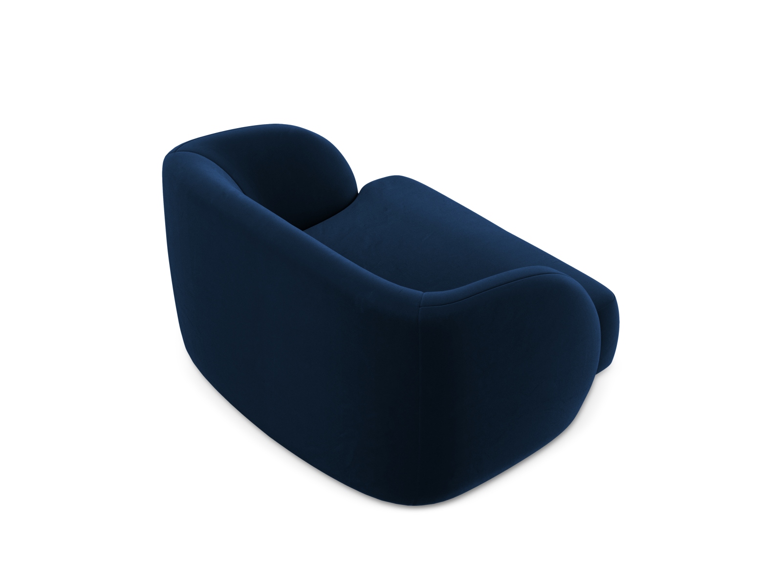 Velvet Armchair, "Miley", 1 Seat, 103x90x70