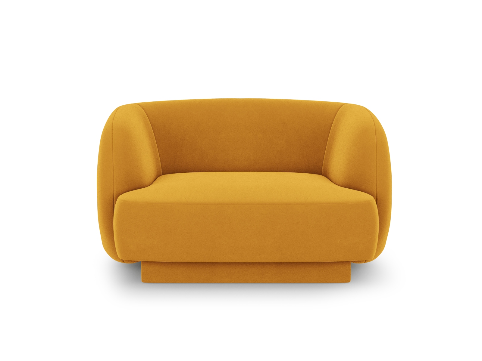 Velvet Armchair, "Miley", 1 Seat, 103x90x70