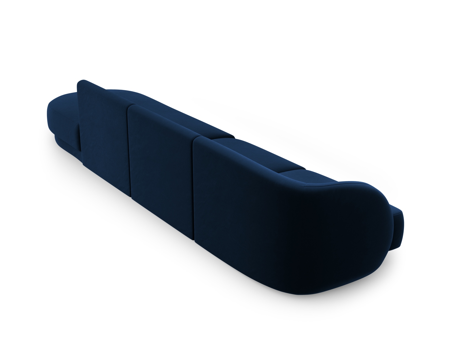 Right Velvet Sofa, "Miley", 4 Seats, 323x90x70