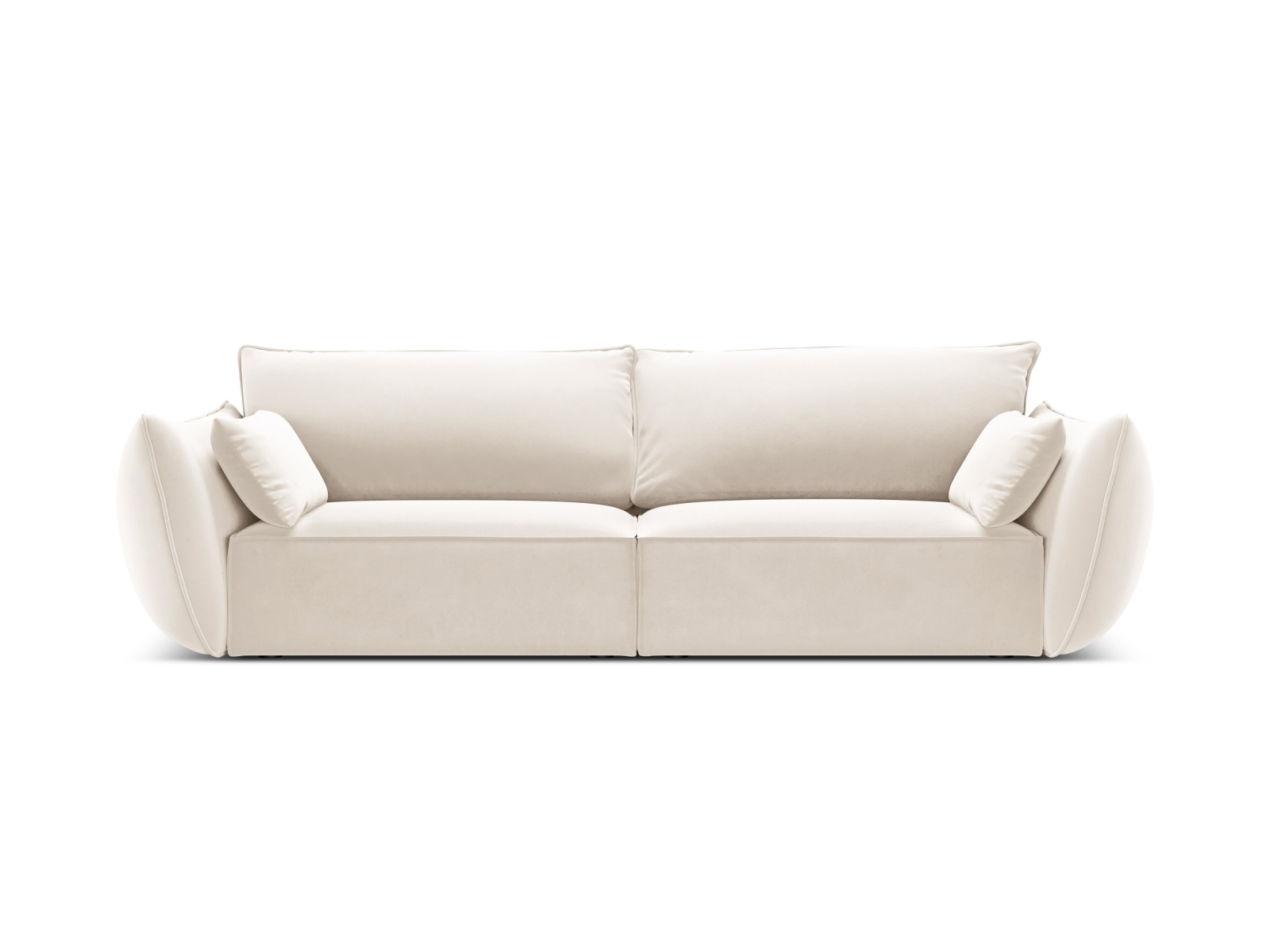 Velvet Sofa, "Kaelle", 3 Seats, 208x110x85