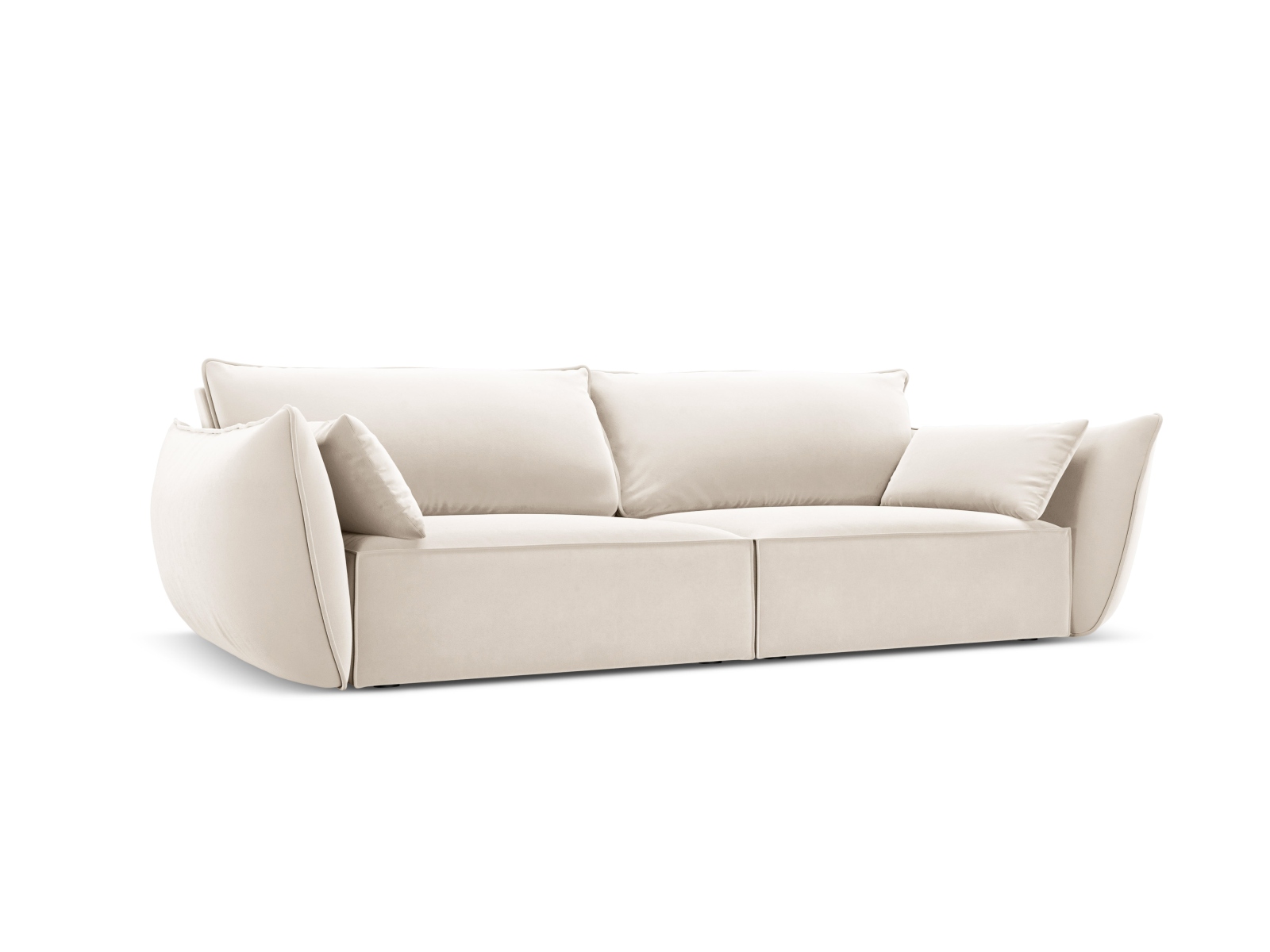 Velvet Sofa, "Kaelle", 3 Seats, 208x110x85