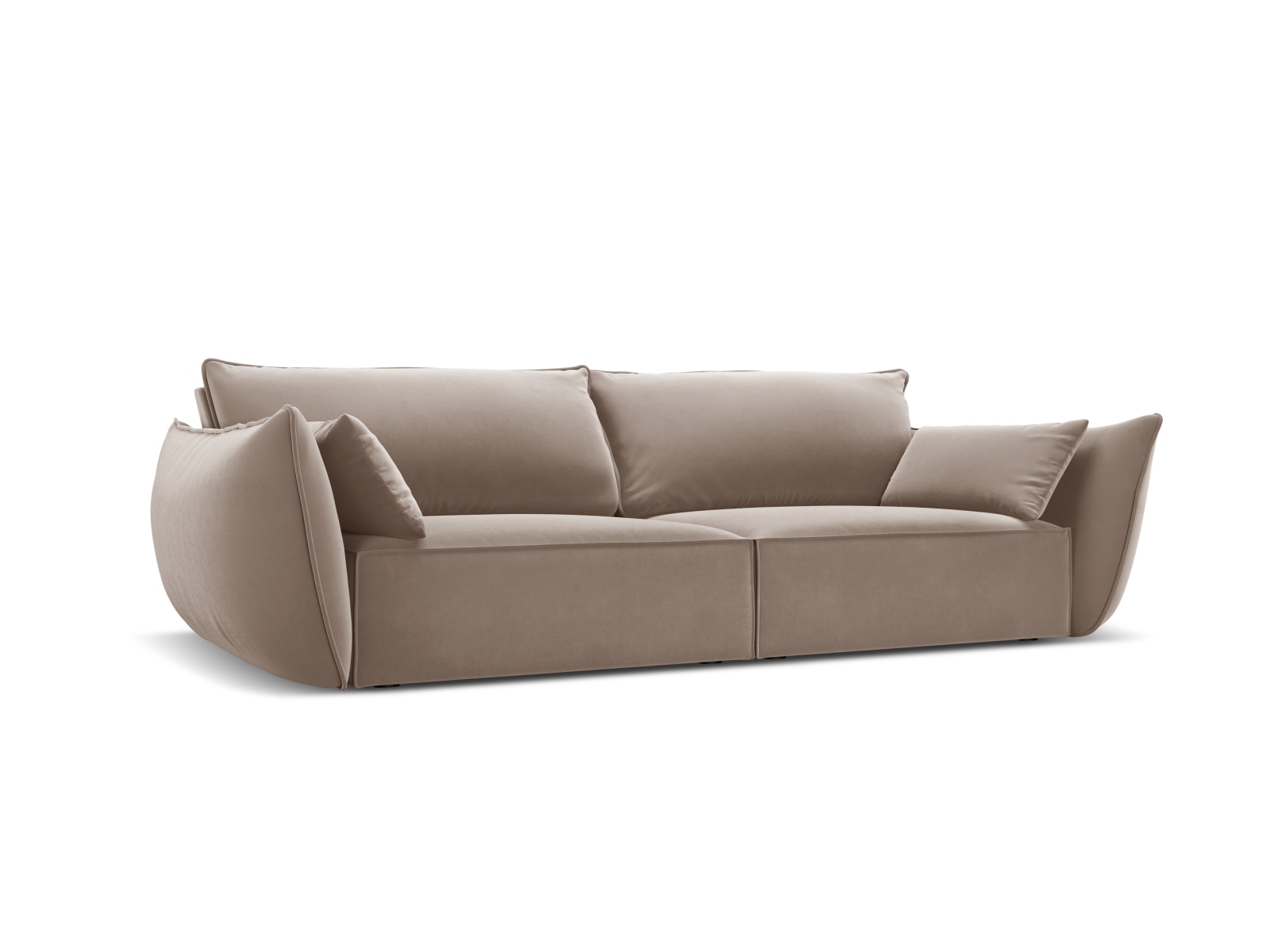 Velvet Sofa, "Kaelle", 3 Seats, 208x110x85