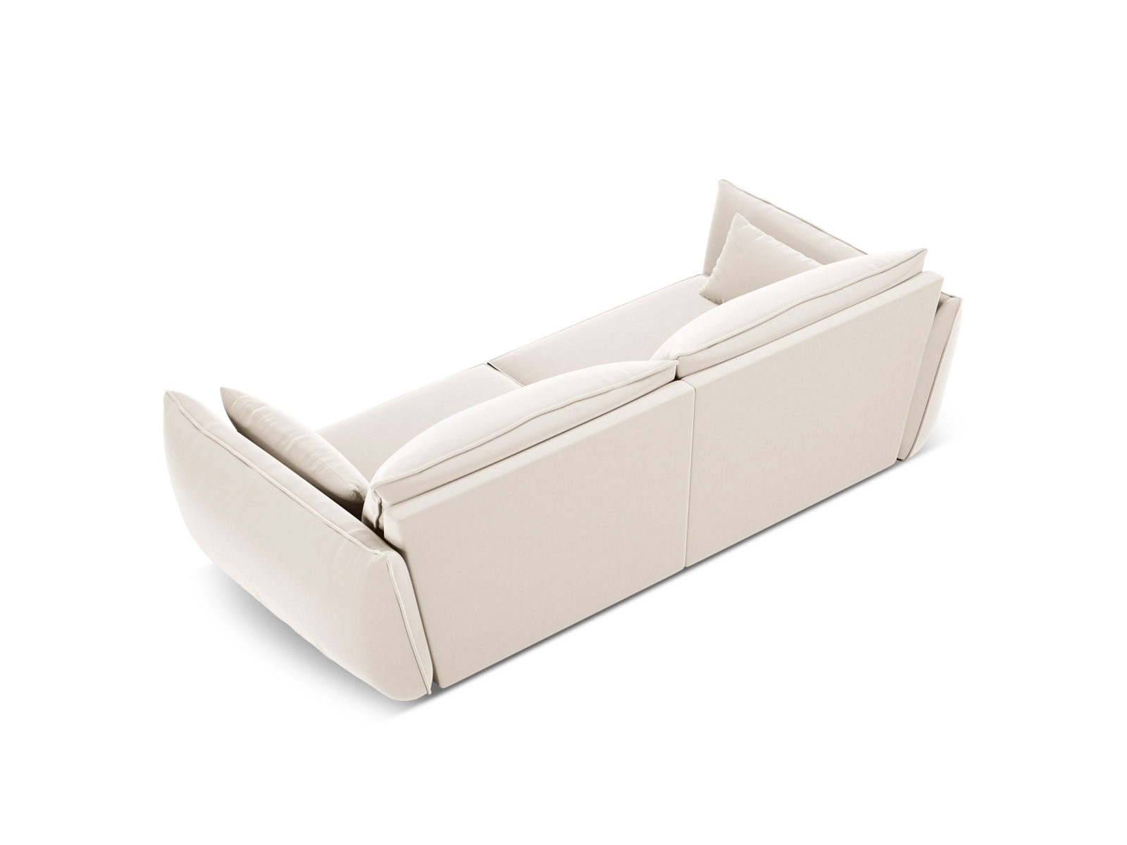 Velvet Sofa, "Kaelle", 3 Seats, 208x110x85